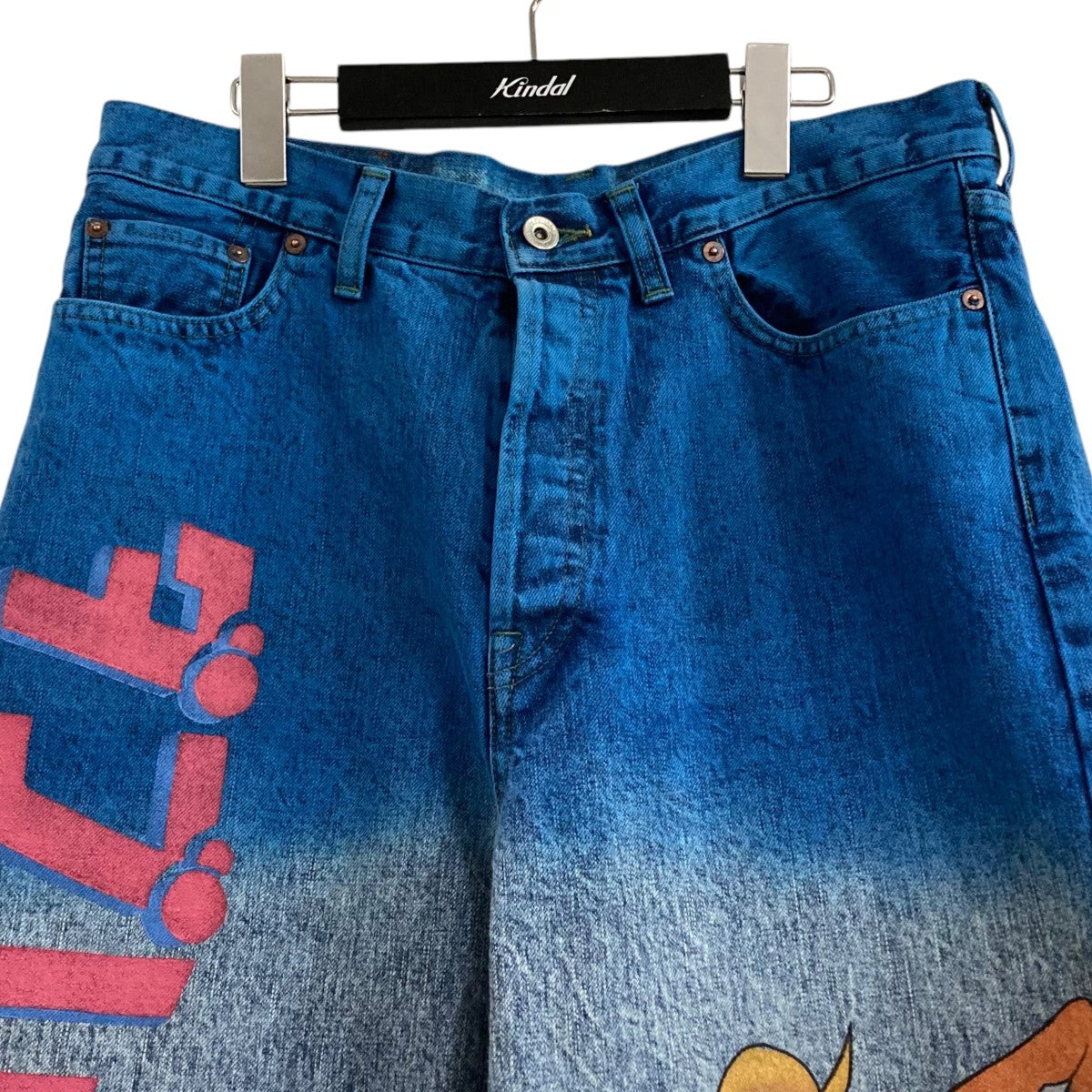 doublet 25SSANIME HAND-PAINTING DENIM PANTSパンツ06PT296 古着・中古-2枚目のアイテム画像