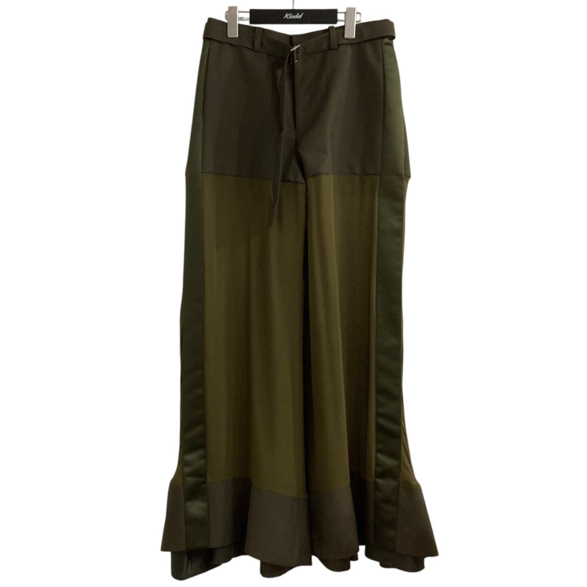 sacai(サカイ) 24SSDouble Faced Pants切替ベルテッドパンツ24-07216 