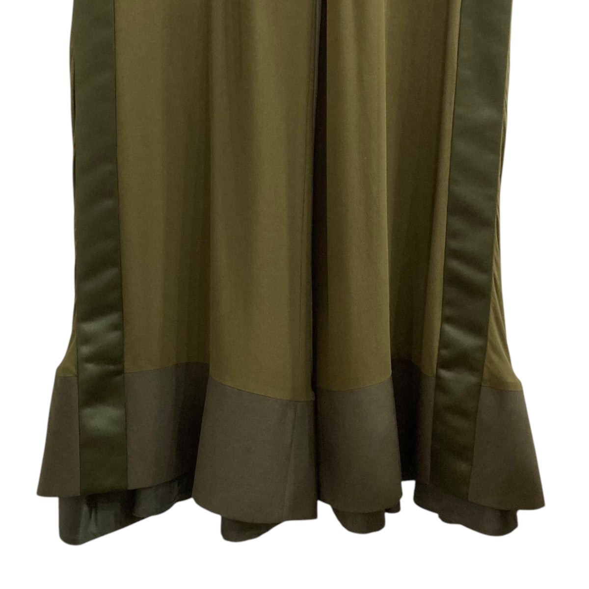24SSDouble Faced Pants切替ベルテッドパンツ24-07216