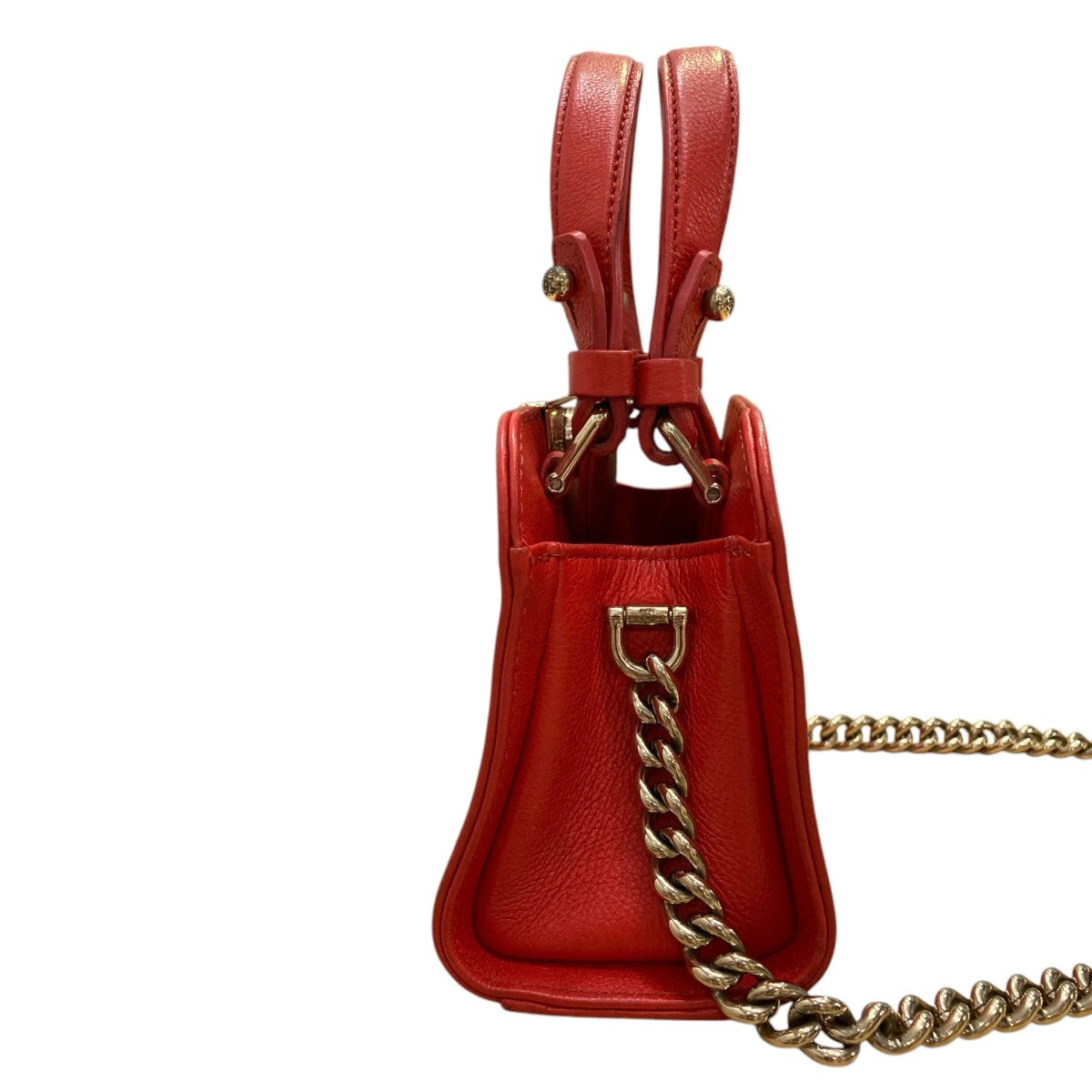 CHANEL キャビアスキン ロゴプレート チェーンバッグ 古着・中古-3枚目のアイテム画像
