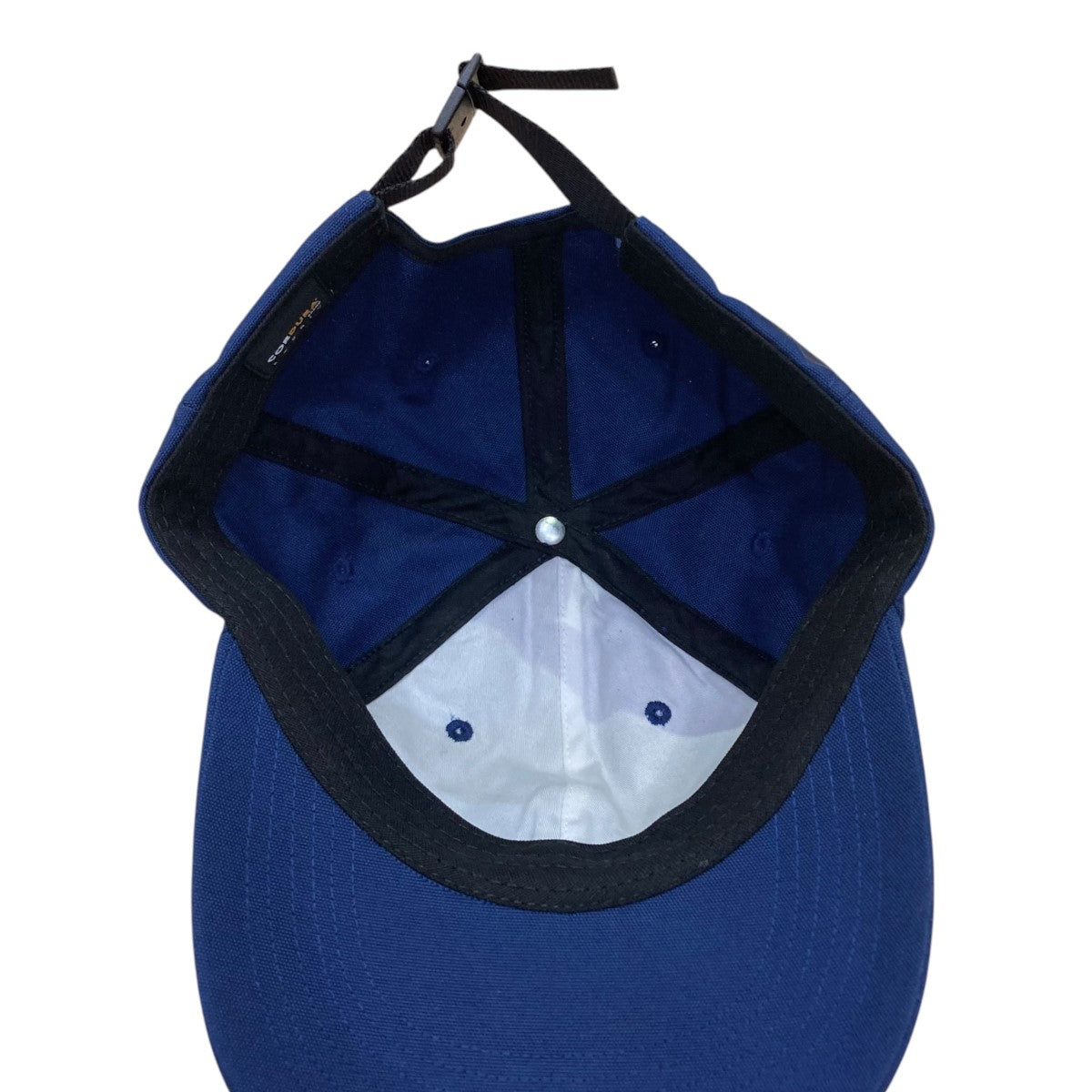 希少品】supreme シュプリーム キャップ ブルー