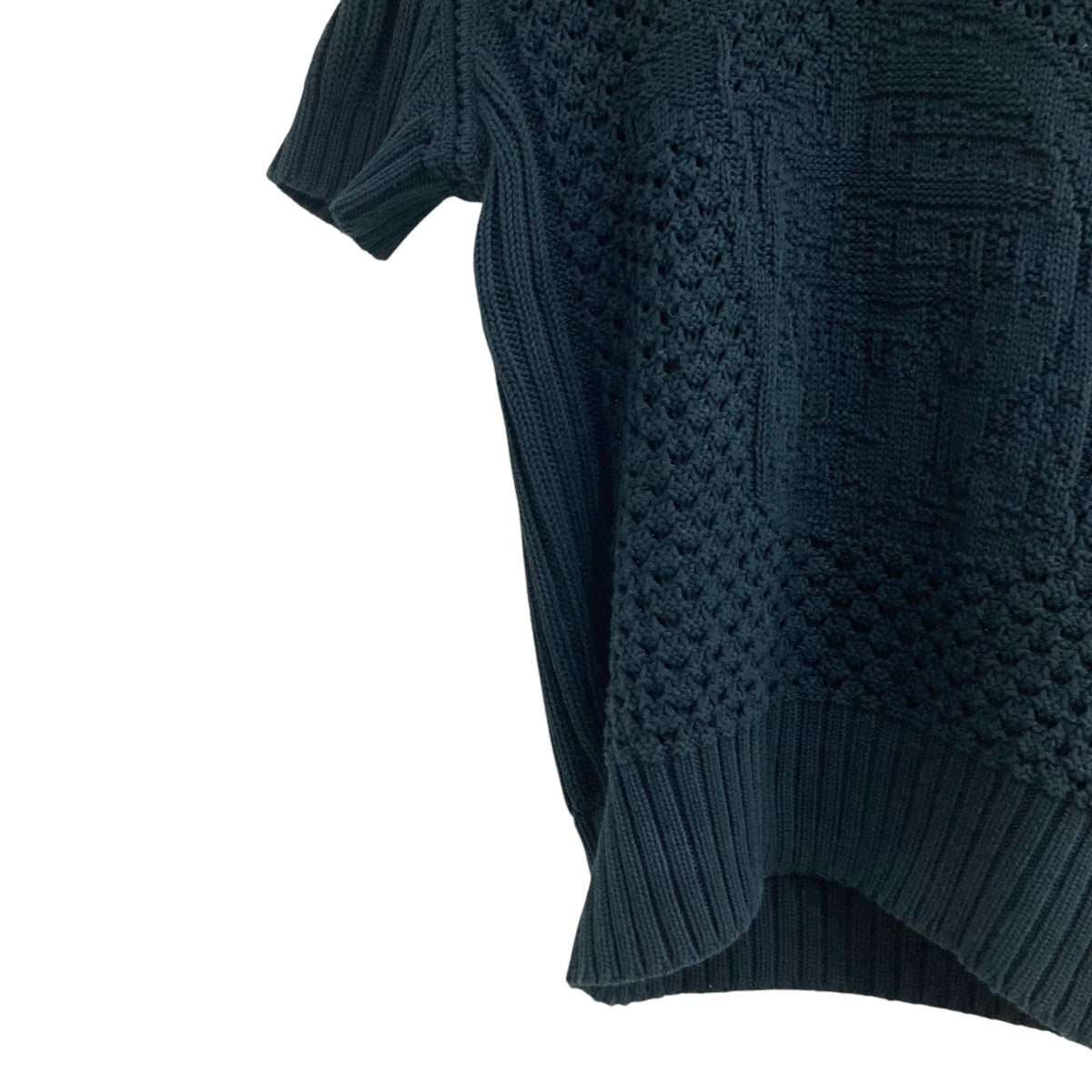 シャネル CHANEL タートルネック 半袖 ニット カシミヤ
