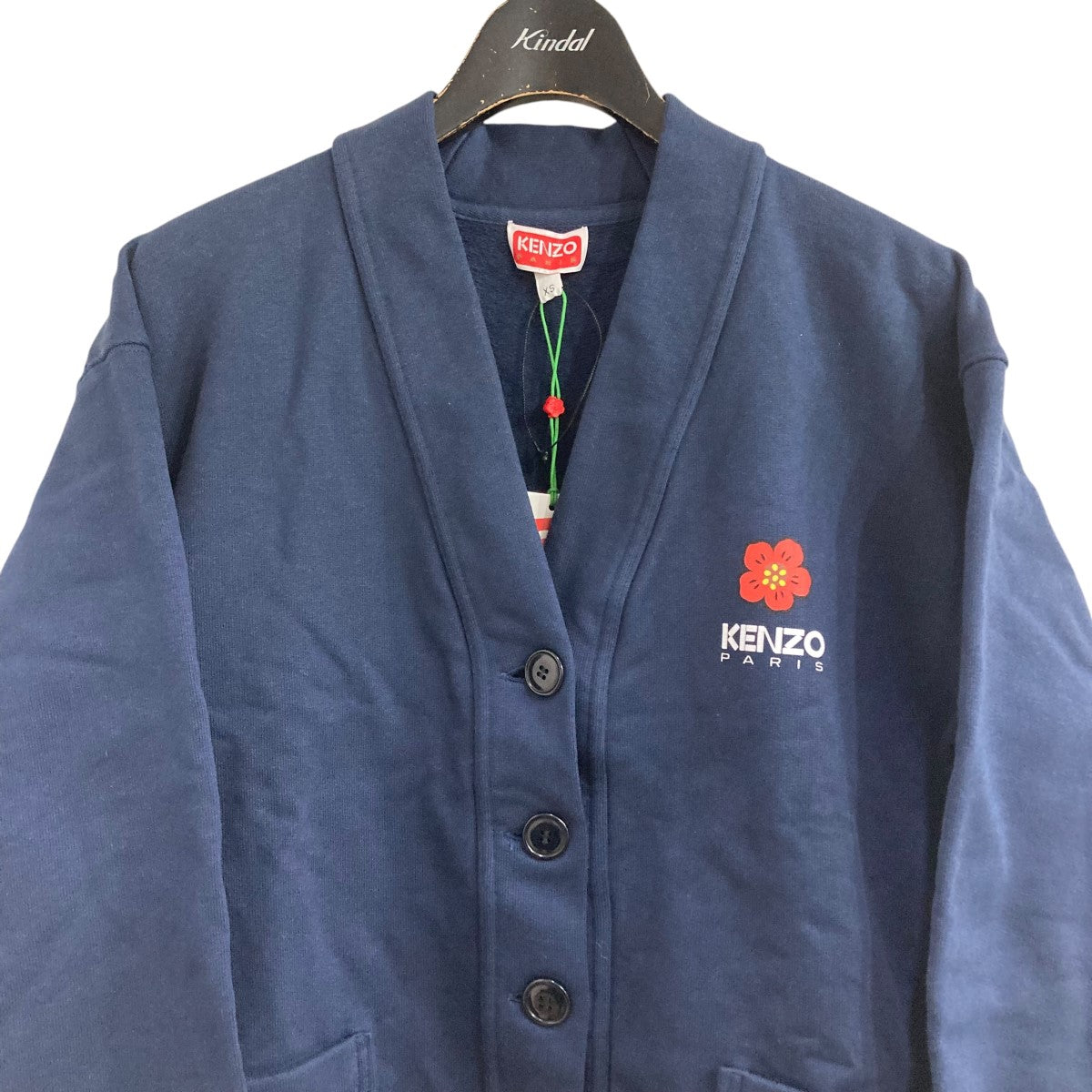 KENZO 刺繍カーディガンFD52SW0374ME 古着・中古-3枚目のアイテム画像