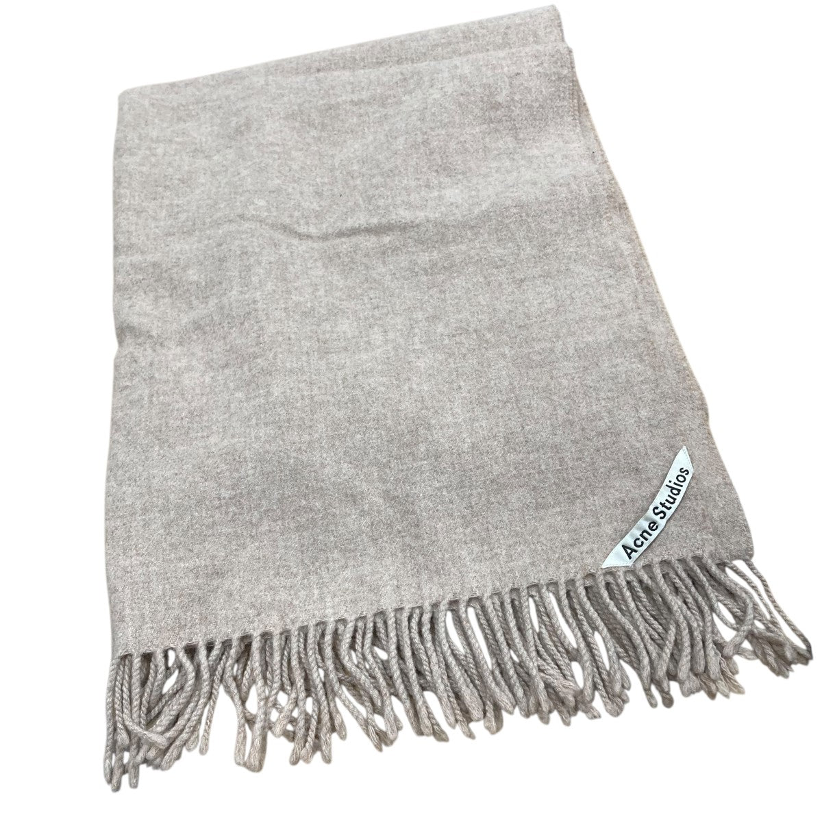 ACNE STUDIOS(アクネストゥディオズ) フリンジマフラー ベージュ