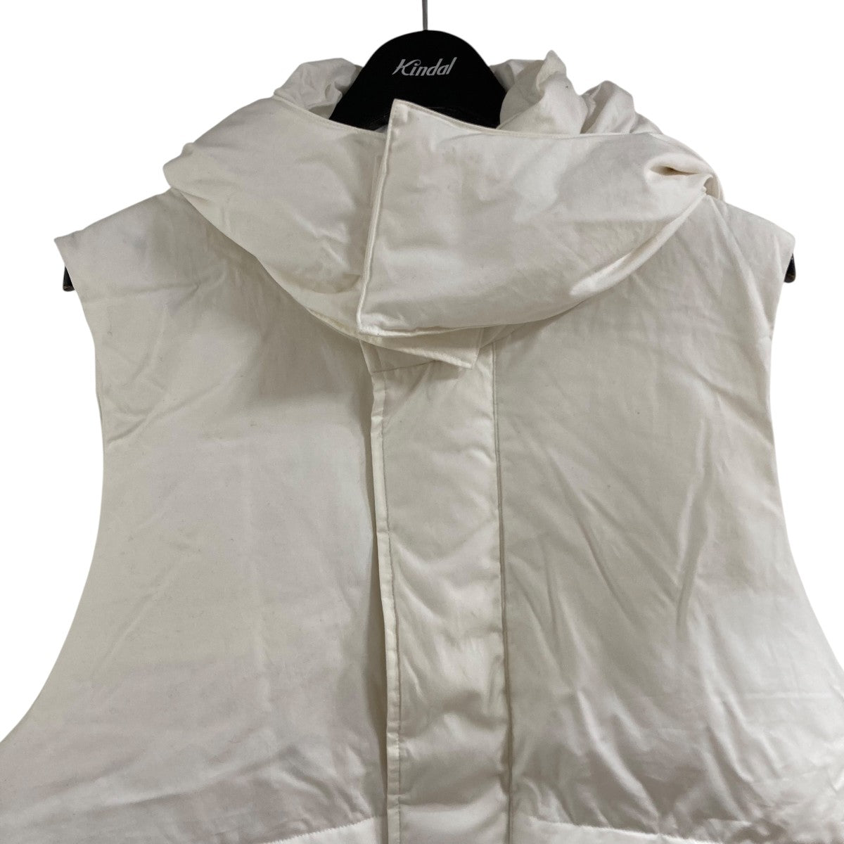 未使用級✨ギャルリーヴィー　近年モデル　コットンピーチダウン ロングベスト　白 未使用級✨ギャルリーヴィー 近年モデル コットンピーチダウン ロング