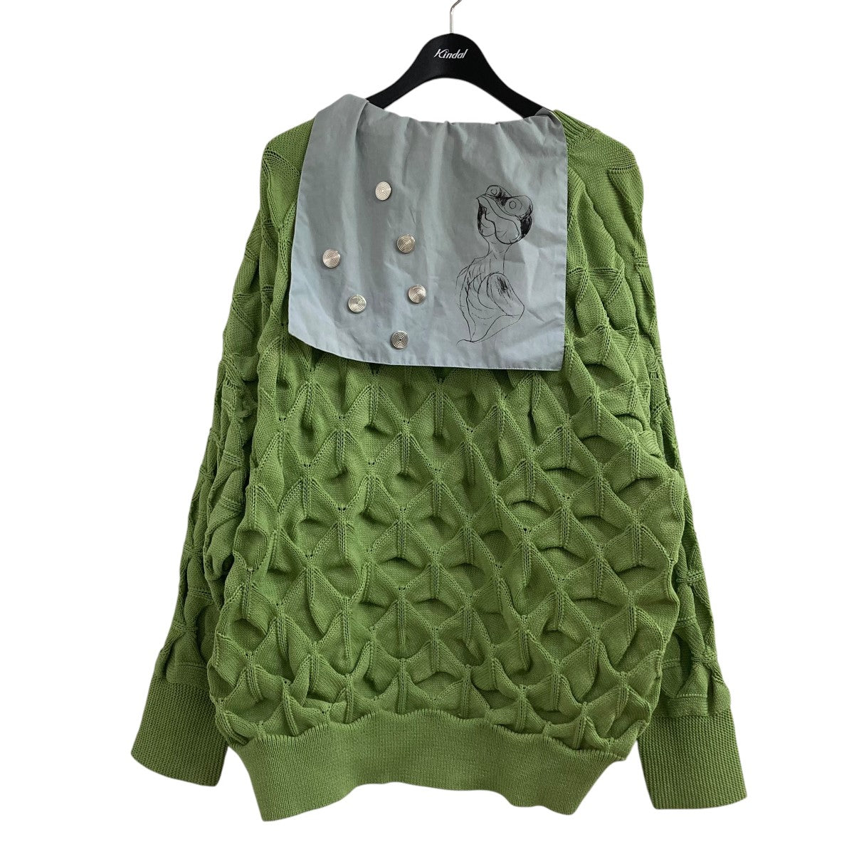 namacheko 22ss ニット セカンドスキン NAMACHEKO 22ssニット、セカンドスキニー