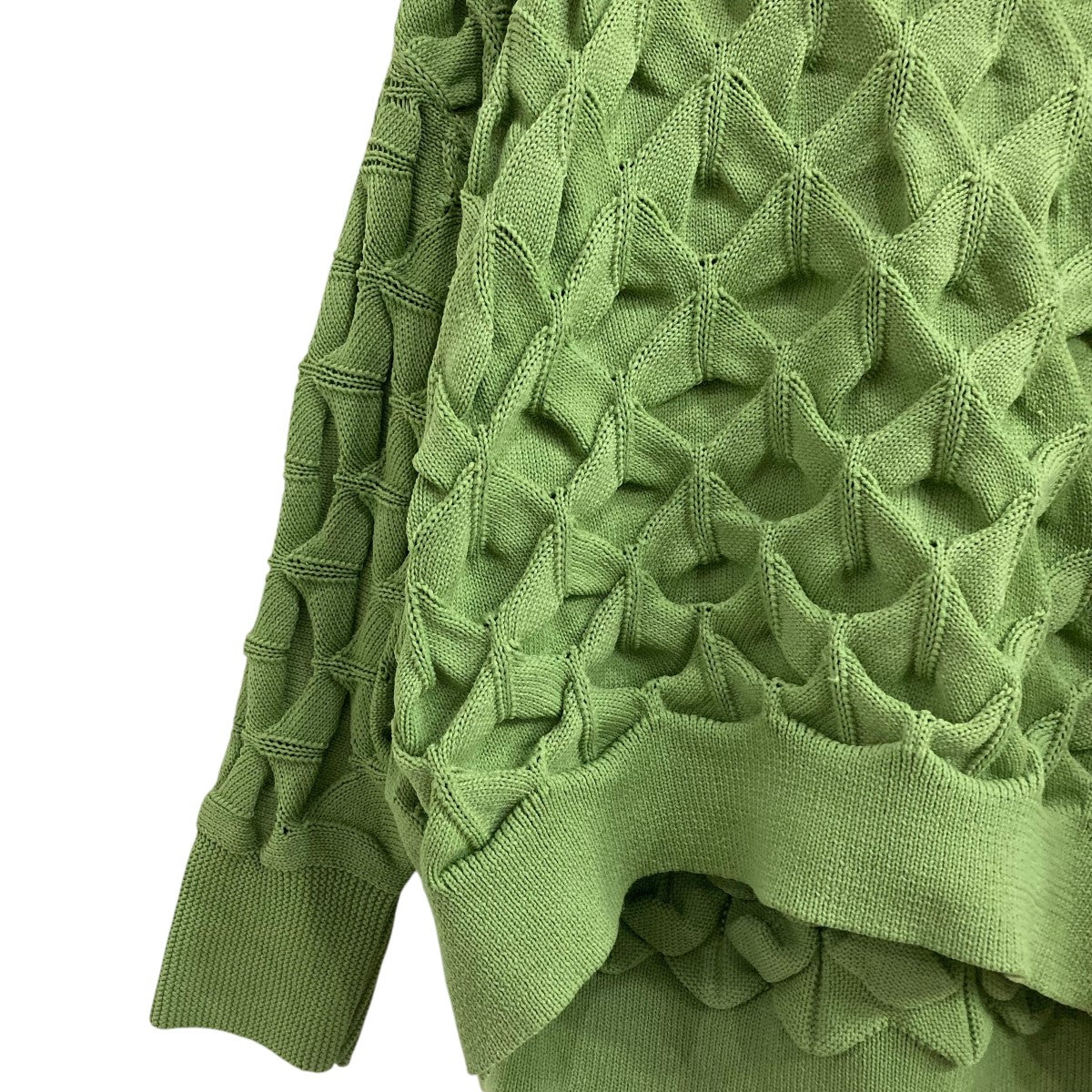 NAMACHEKO ナマチェコ カーディガン ベスト グリーン 緑 サイズM 中古・古着通販】NAMACHEKO (ナマチェコ) CYRUS CARDIGAN