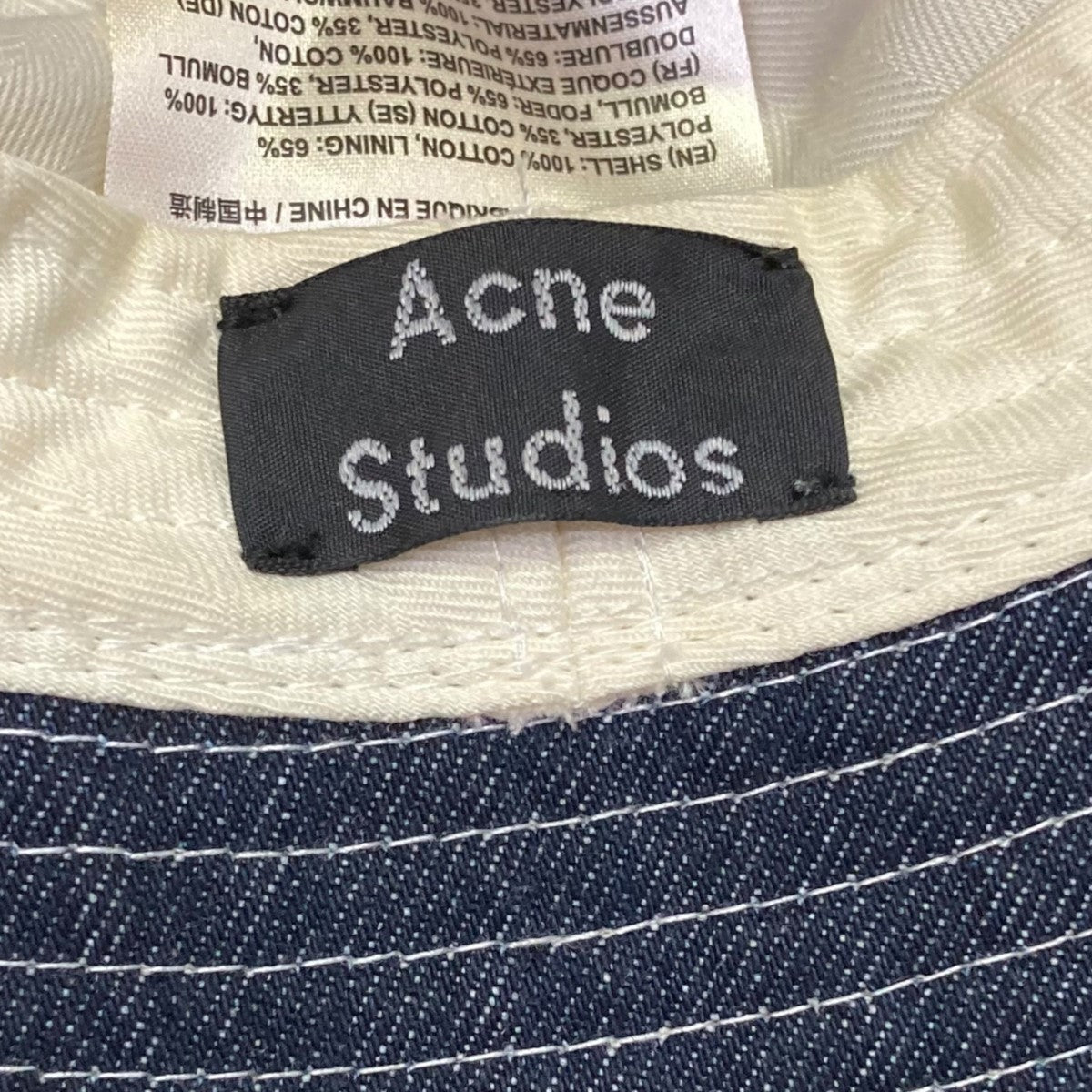 ACNE STUDIOS(アクネストゥディオズ) デニムバケットハットFA-UX