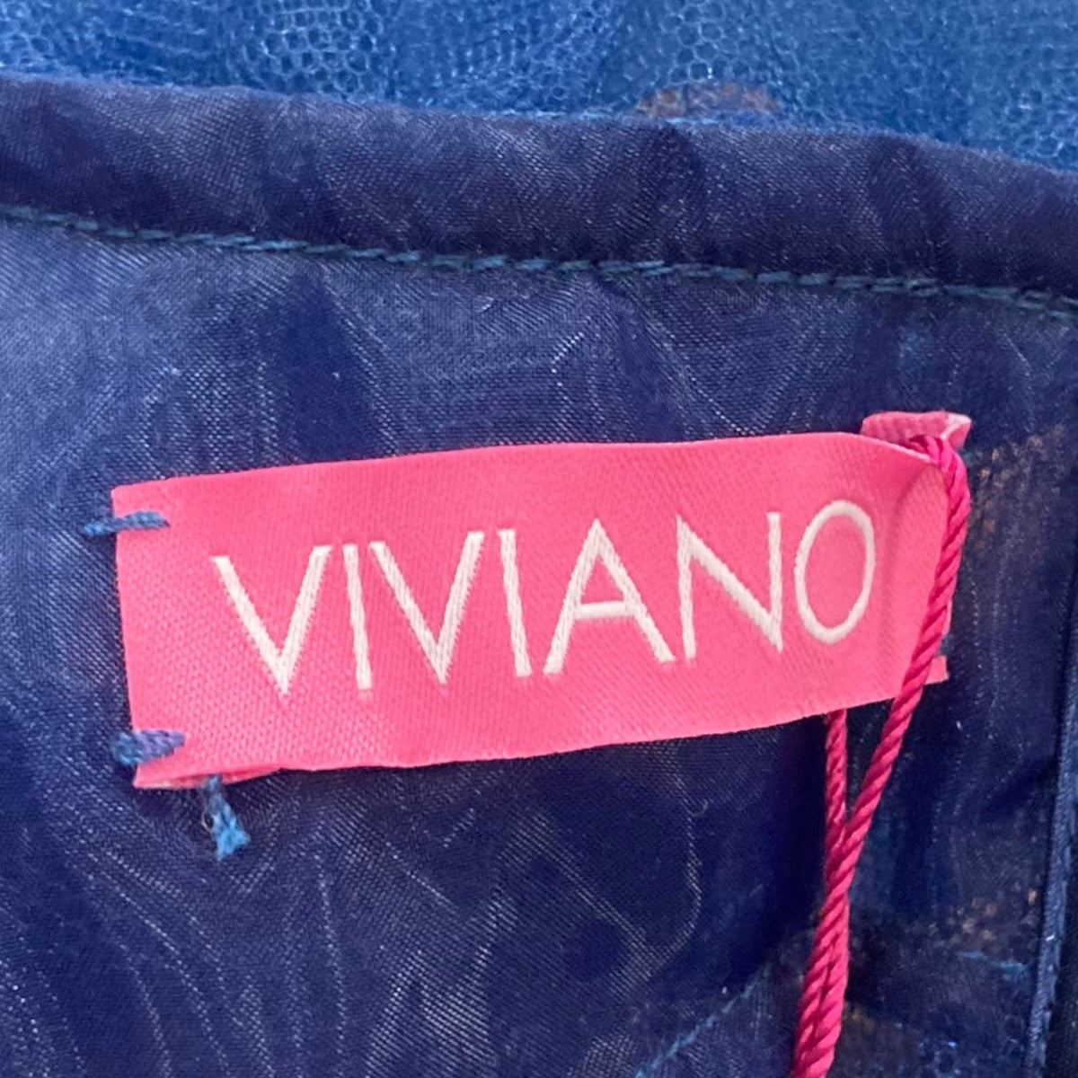 VIVIANO(ヴィヴィアーノ) 24SSノースリーブチュールドレスVS