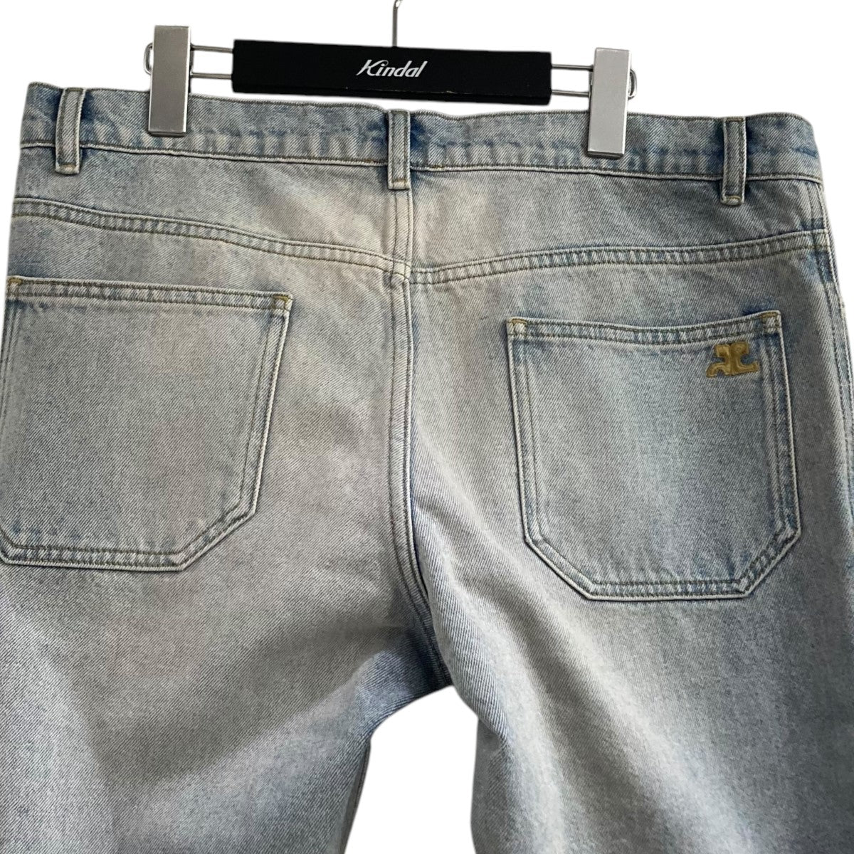 COURREGES クレシュ クロッフト ヒニル ハンツ 【関税込】 courreges(クレージュ) 5 POCKET DENIM PANTSデニムパンツ