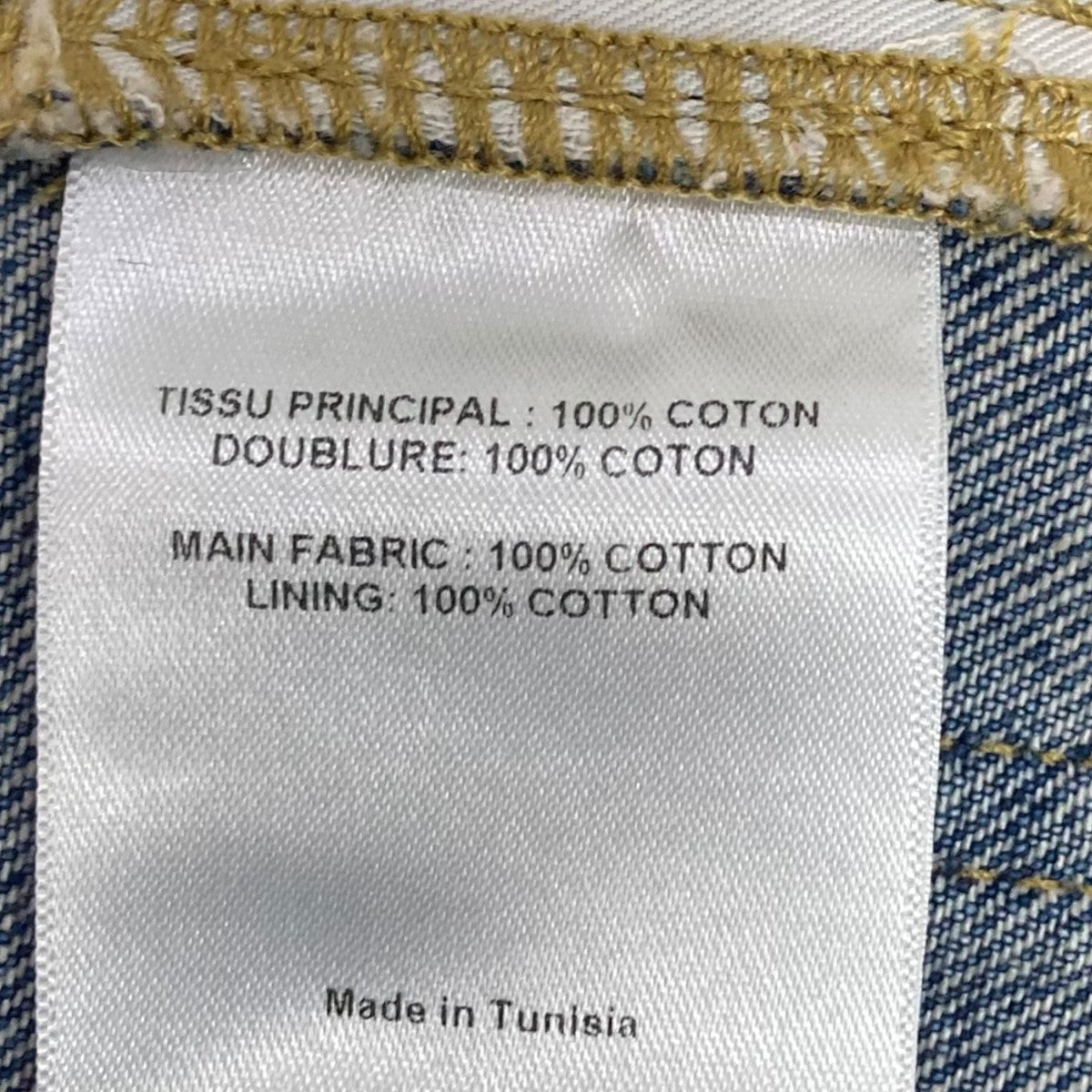 5 POCKET DENIM PANTSデニムパンツ124DPA022DE00167011