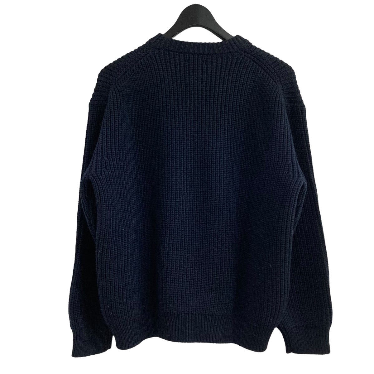 バトナー　BATONER 7分袖　ボトルネックニット ネイビー BATONER (バトナー) SIGNATURE BOTTLE NECK / シグネーチャー