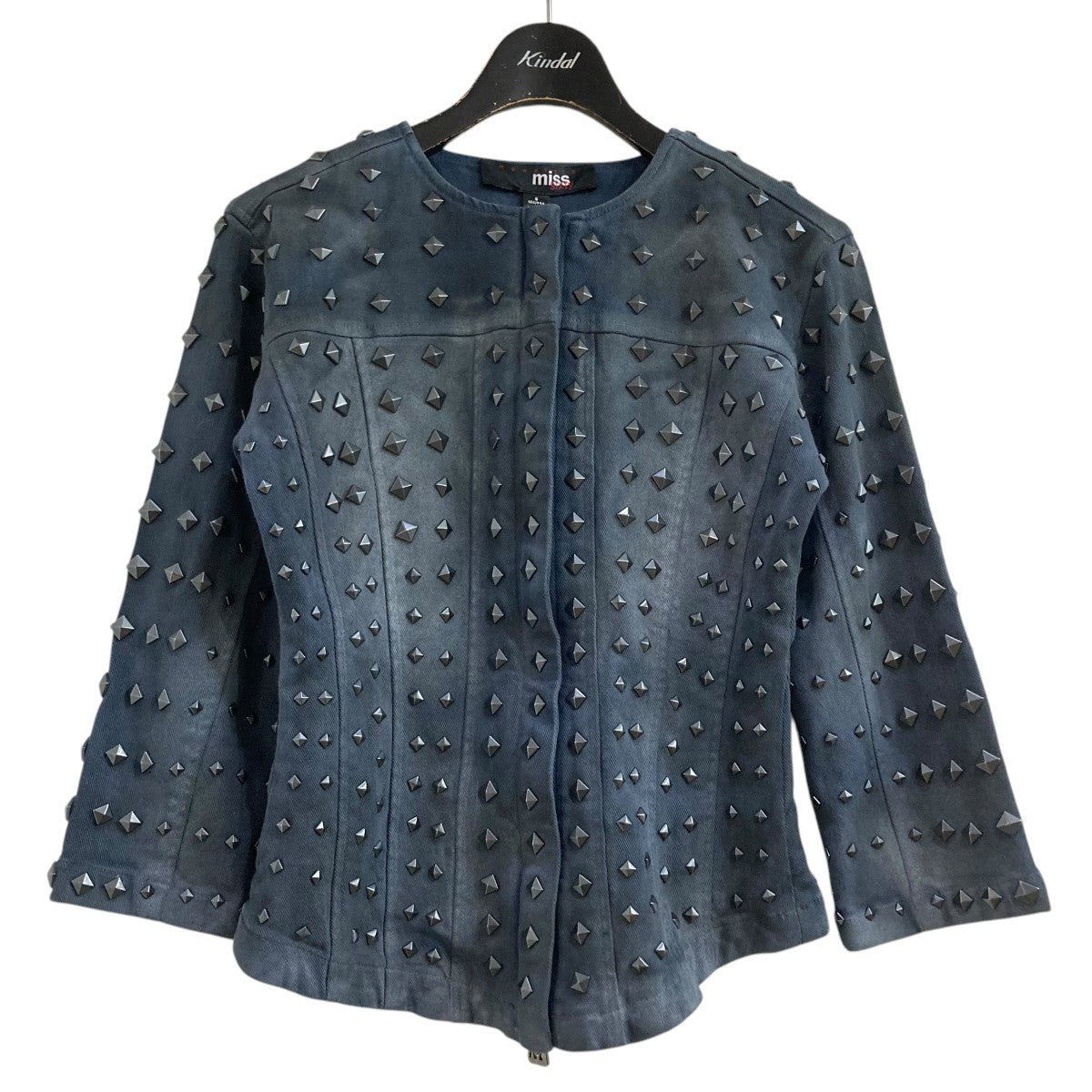 スタッズデニムジップアップジャケット6L4WJ5820001 ｢Fitted Corset Jacket｣