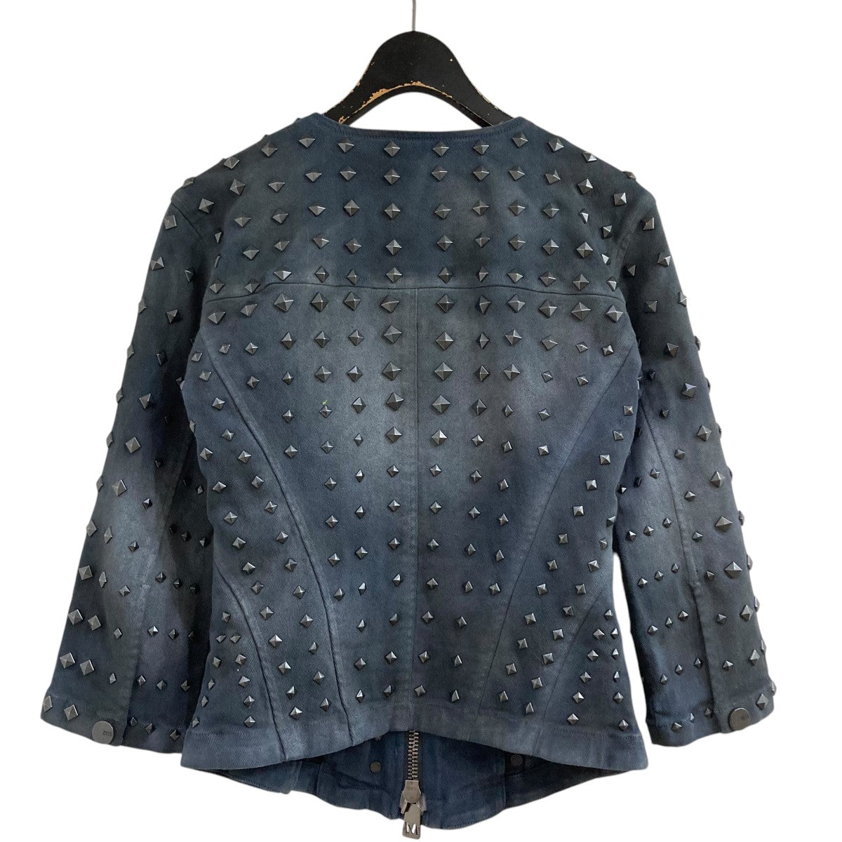 スタッズデニムジップアップジャケット6L4WJ5820001 ｢Fitted Corset Jacket｣