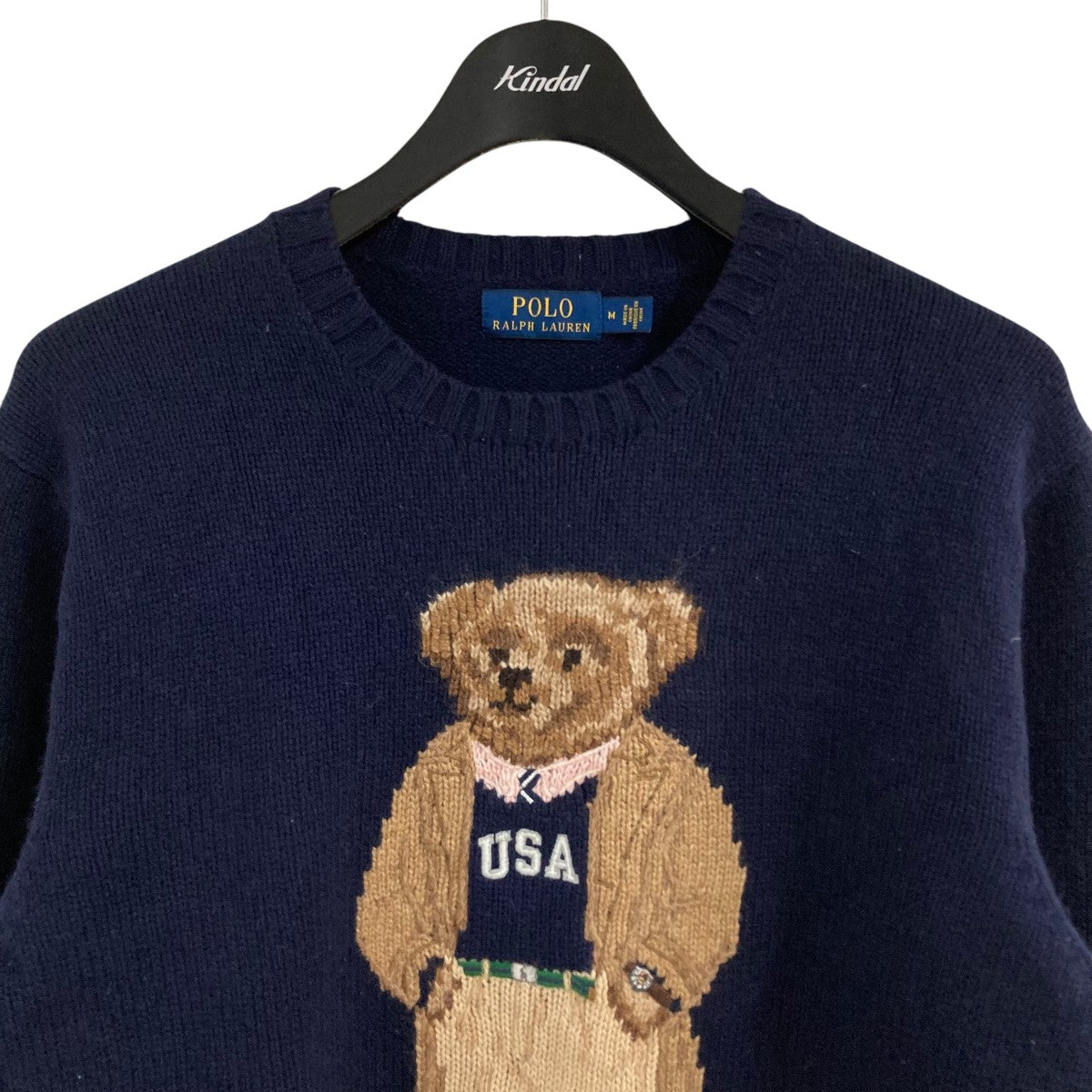 POLORalphLauren ポロベアタキシード カシミヤ カシミア混ニット Polo ベア ウールカシミヤ セーター