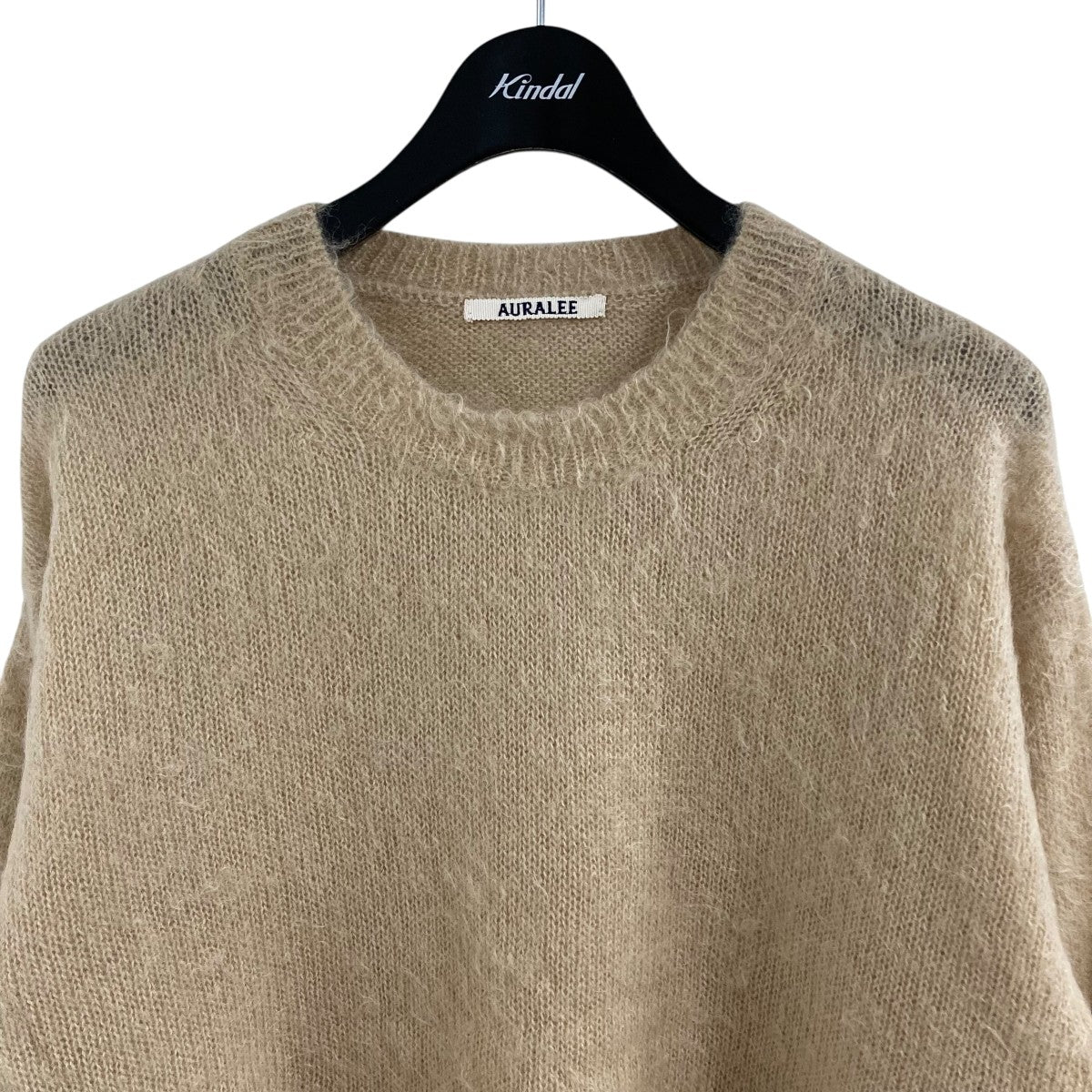 AURALEE(オーラリー) モヘアニット A23AP02KM ベージュ サイズ 3