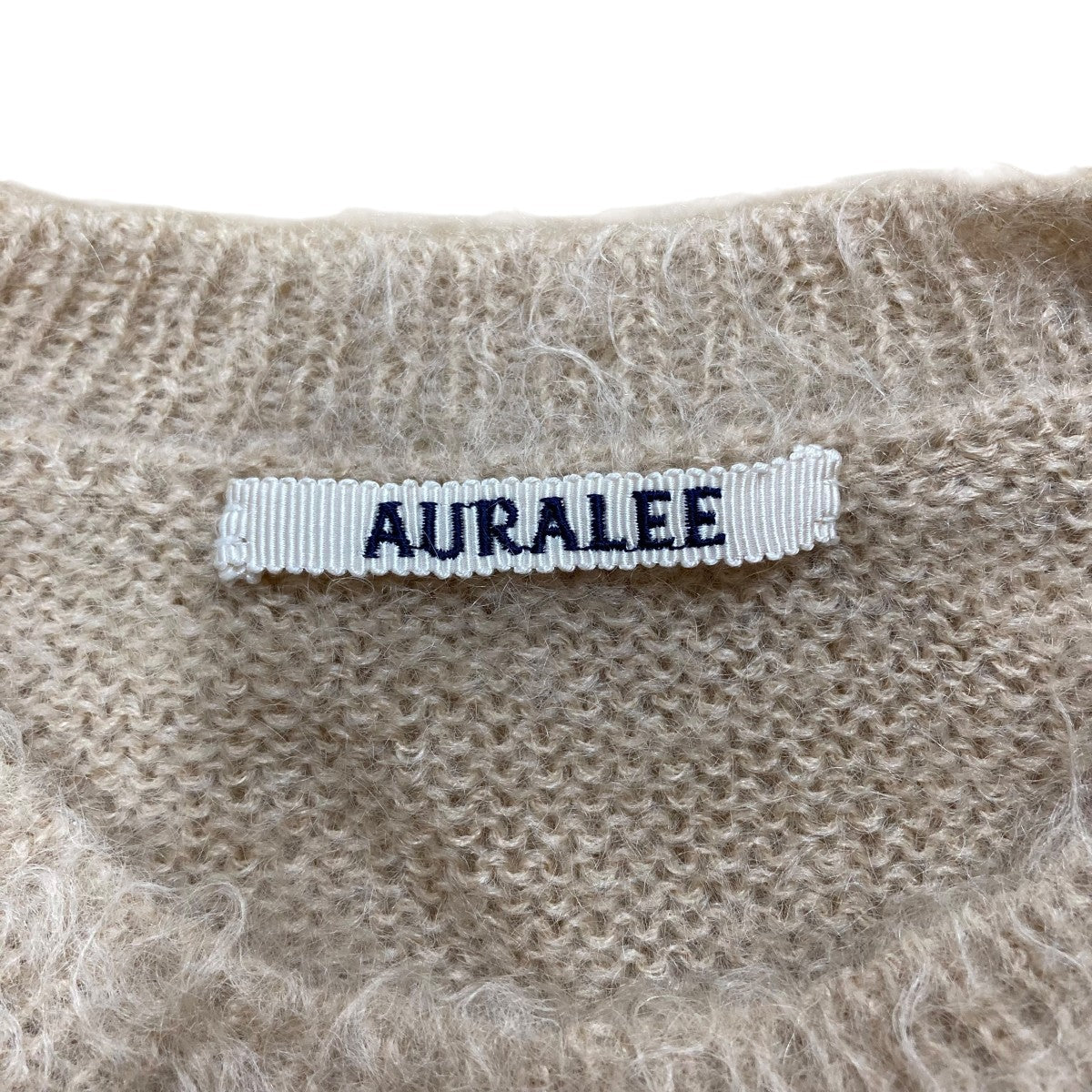 AURALEE(オーラリー) モヘアニット A23AP02KM ベージュ サイズ 3