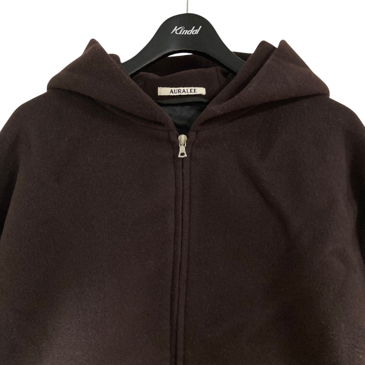 AURALEE(オーラリー) ヘビーウールジップパーカー A24AB02PK