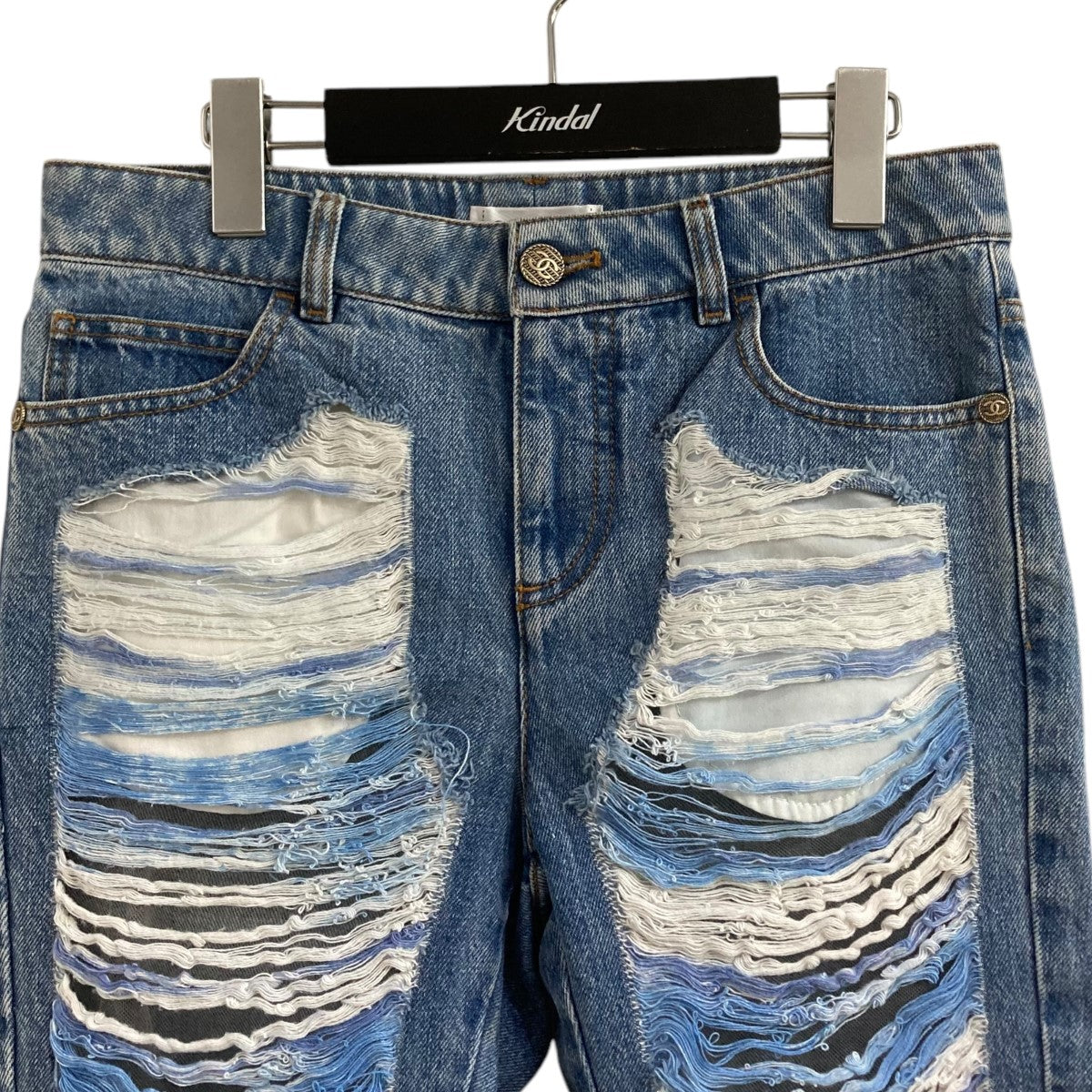 CHANEL(シャネル) デニムパンツ P71979V63579 ブラック サイズ 38  