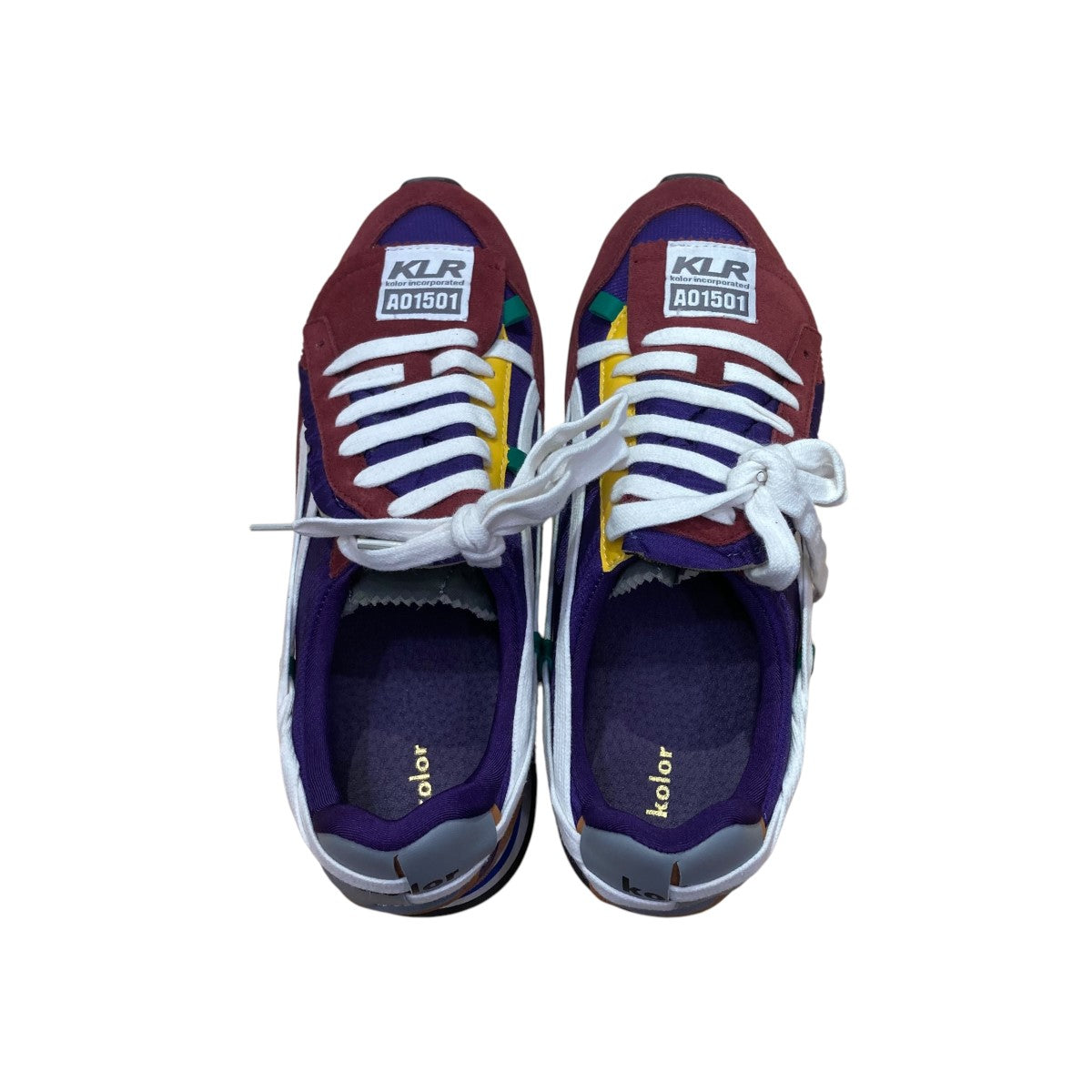 KOLOR(カラー) 23SSB-Purpleローカットスニーカー23SCM-A01501 23SCM