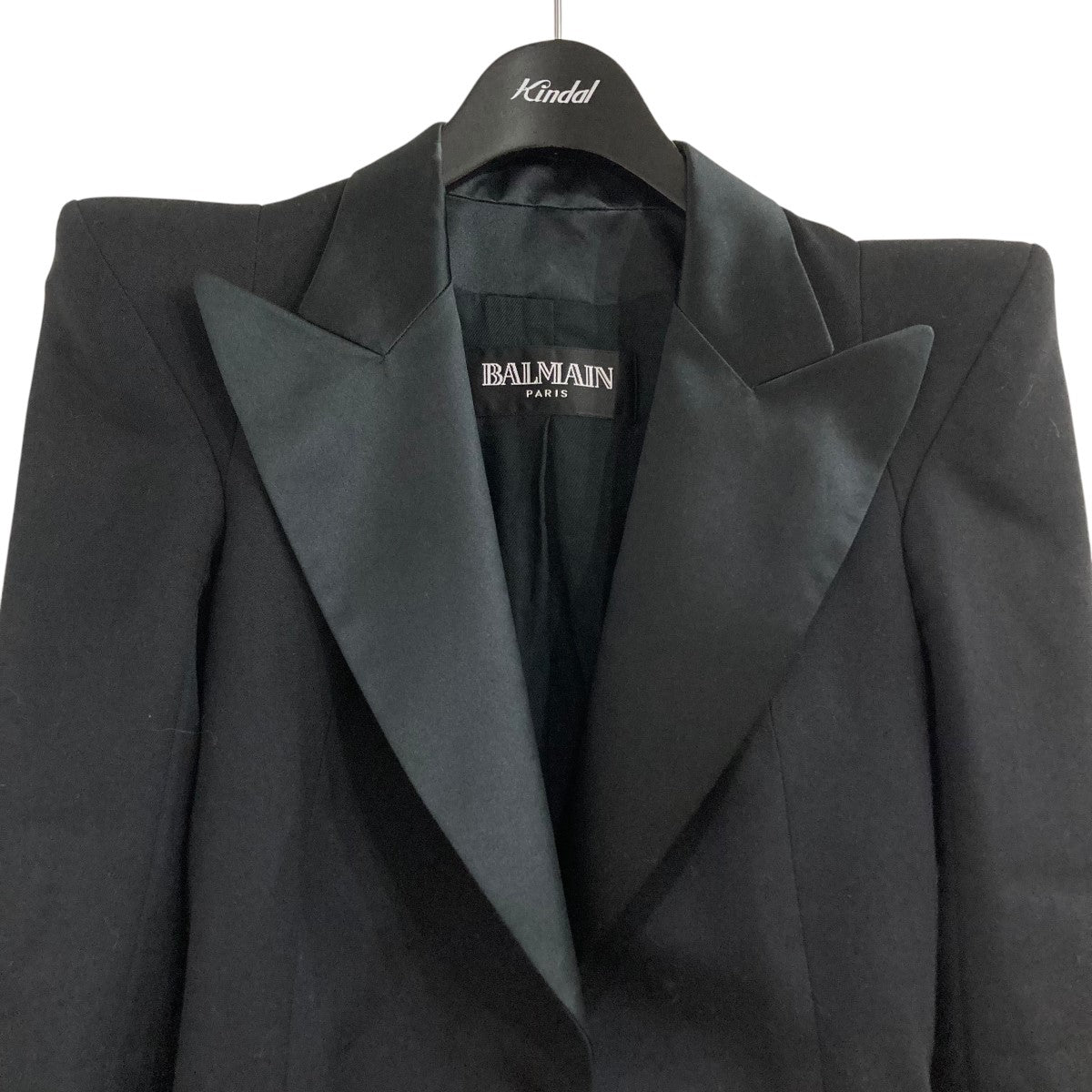 【関税込み】Balmain ブラック ボタン ジャケット 725621b7b92267b-el-1.jpg