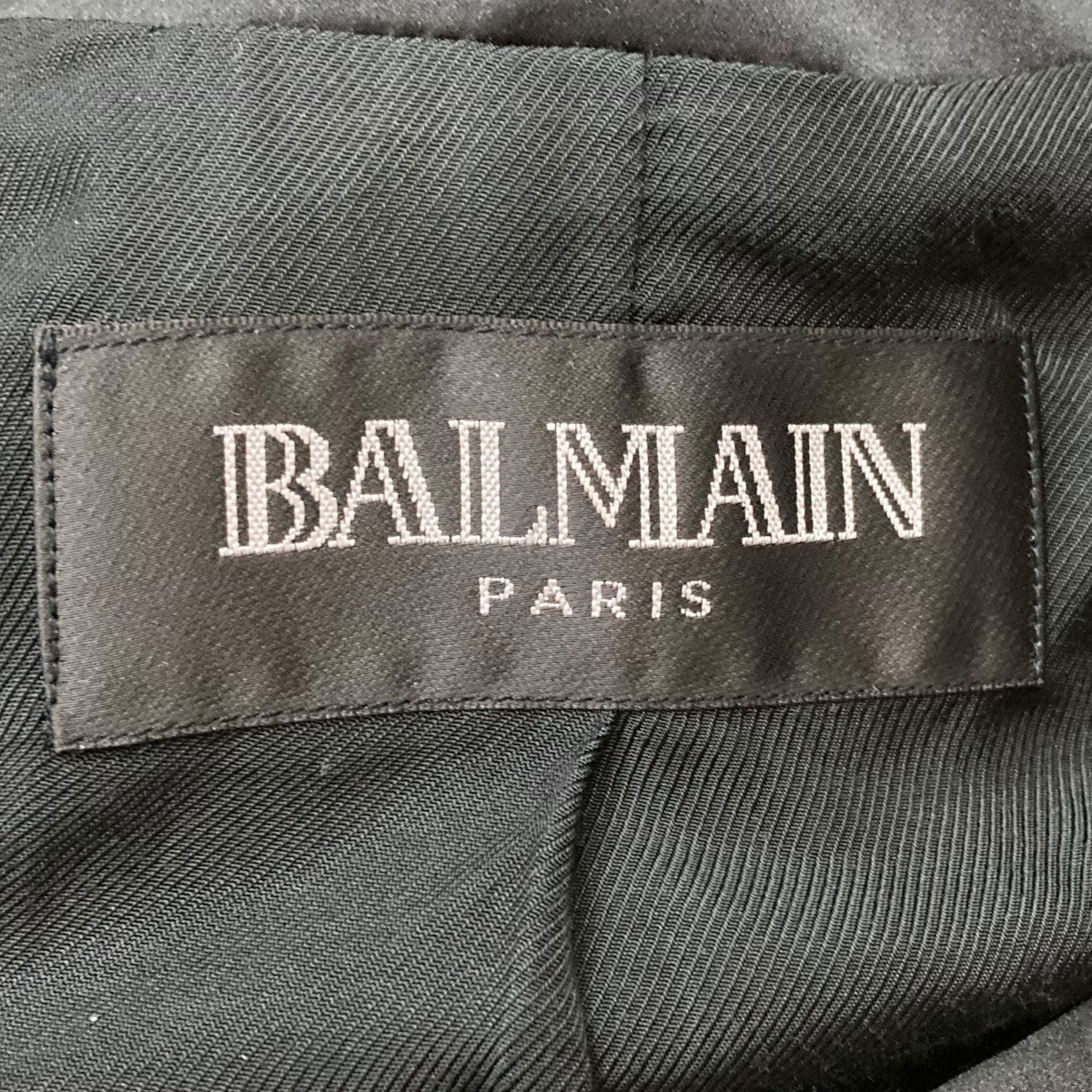 BALMAIN(バルマン) パワーショルダージャケット ブラック サイズ