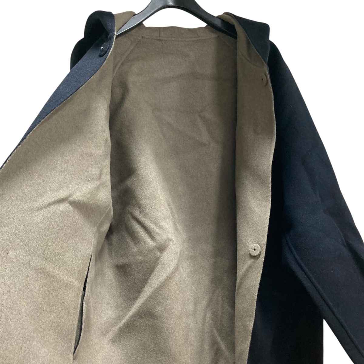 stein(シュタイン) REVERSIBLE HOODED HALF COATリバーシブル