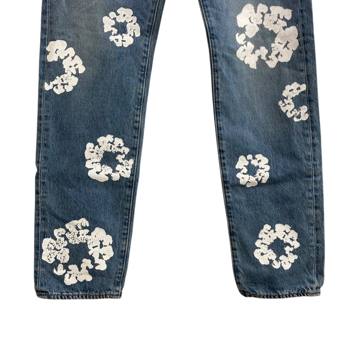 Denim Tears×LEVI'S 501フラワープリントデニムパンツPC9-A1592-0002
