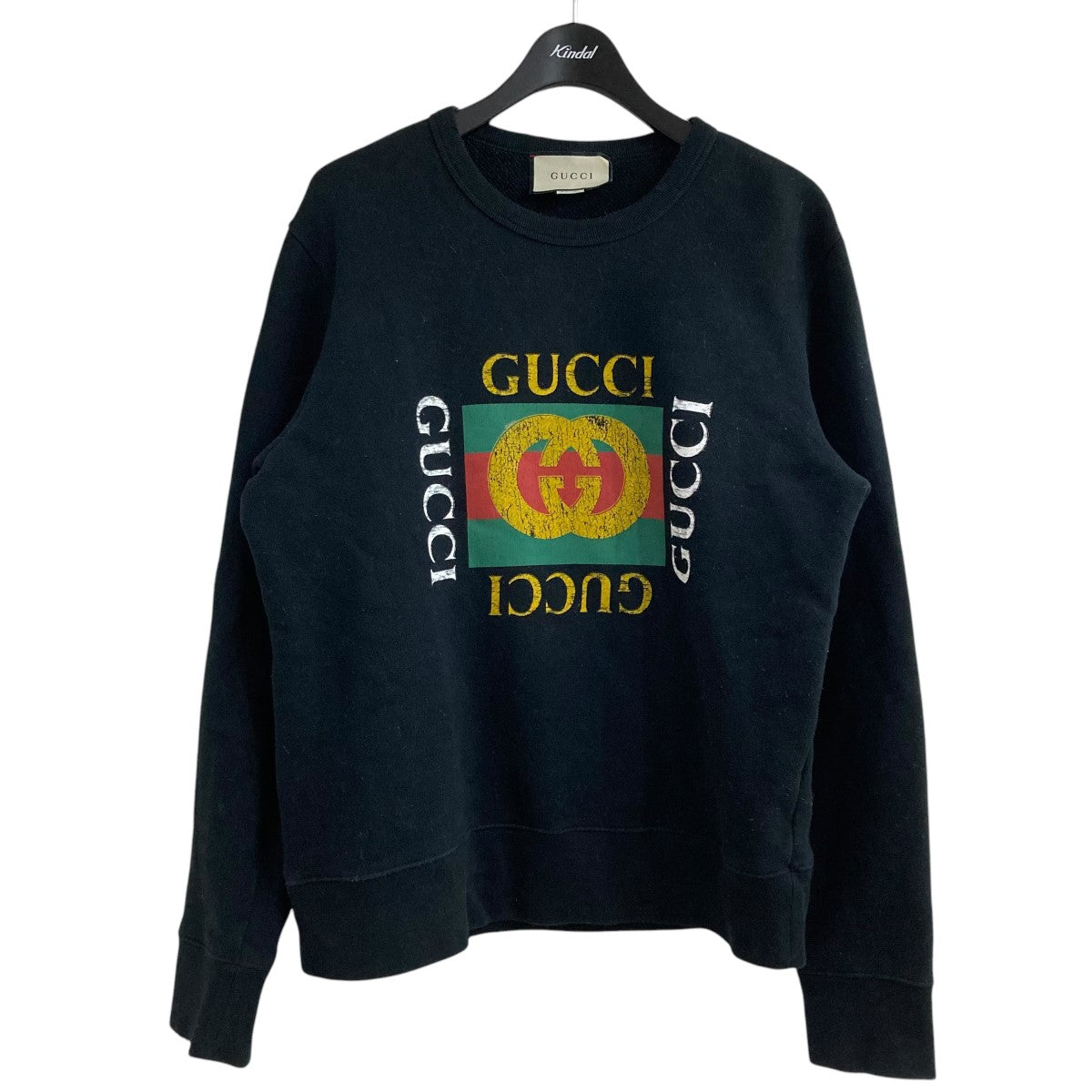 GUCCI 18AWヴィンテージプリントスウェット454569 古着・中古-1枚目のアイテム画像