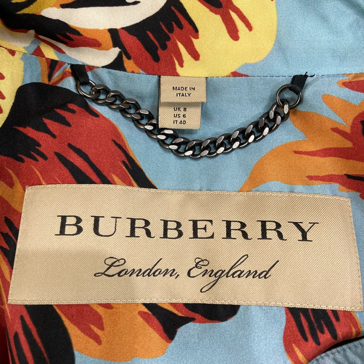 BURBERRY フローラルグラフィックコート4043921 古着・中古-6枚目のアイテム画像