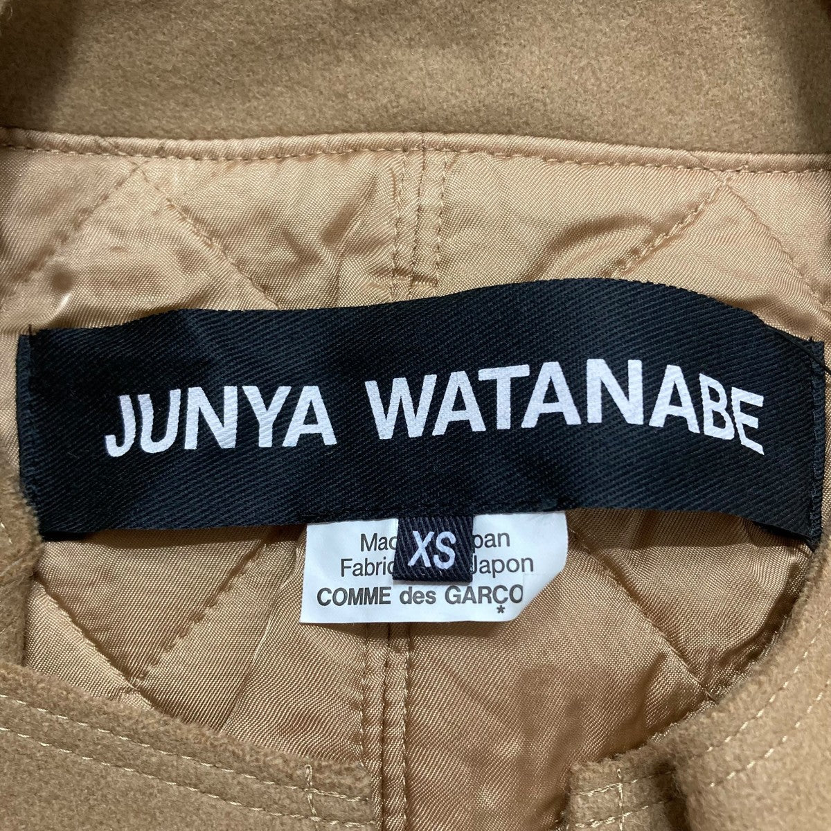 新品未使用 ジュンヤワタナベ ジャケット アウター ジャンバー XS JUNYA WATANABE(ジュンヤワタナベ) ノーカラージップアップ