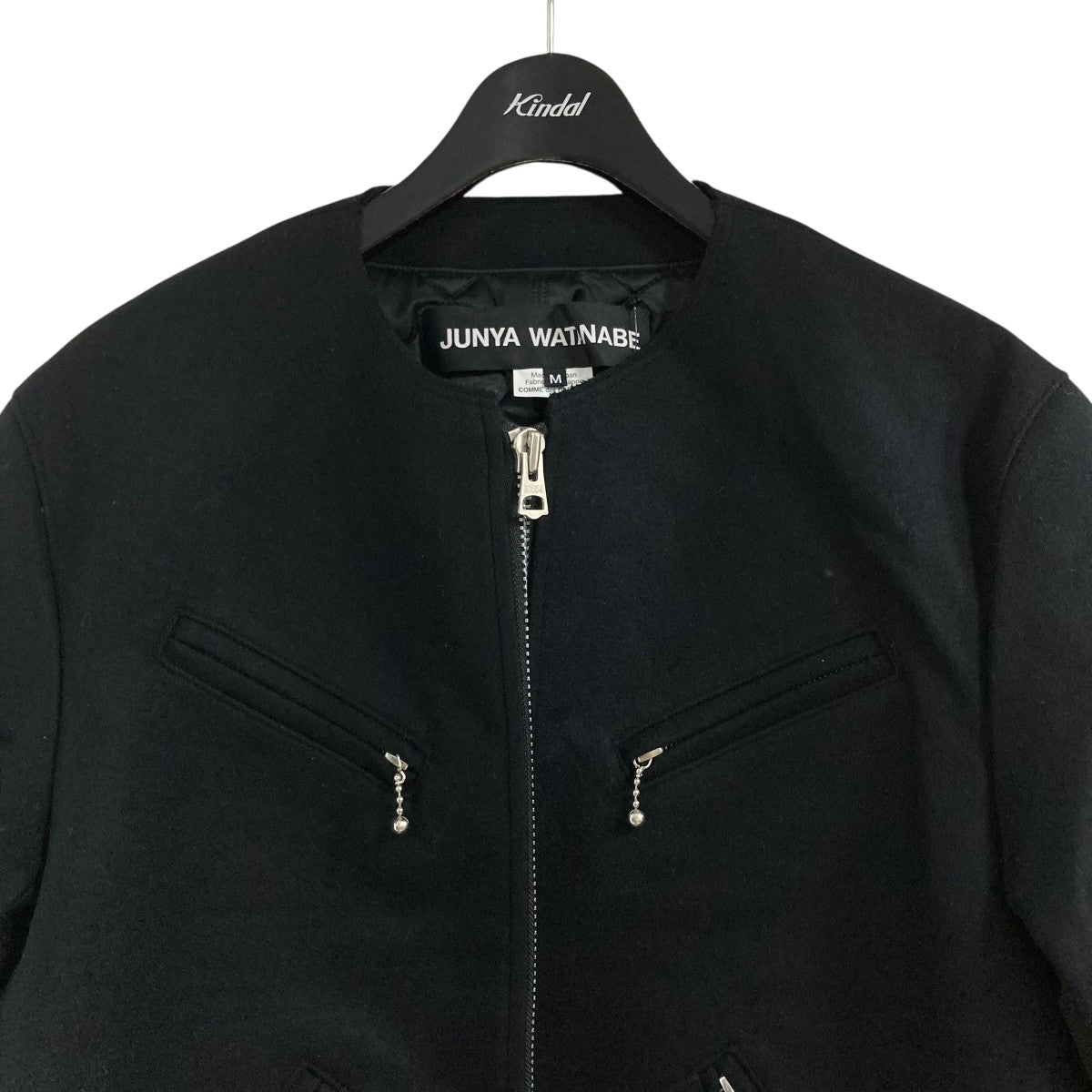 JUNYA WATANABE(ジュンヤワタナベ) ノーカラージップアップジャケット