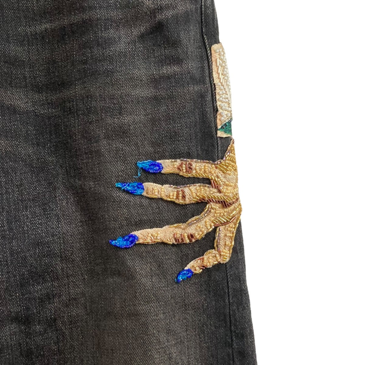 UNDERCOVER(アンダーカバー) ビーズ刺繍デニムパンツUC2C4509 UC2C4509