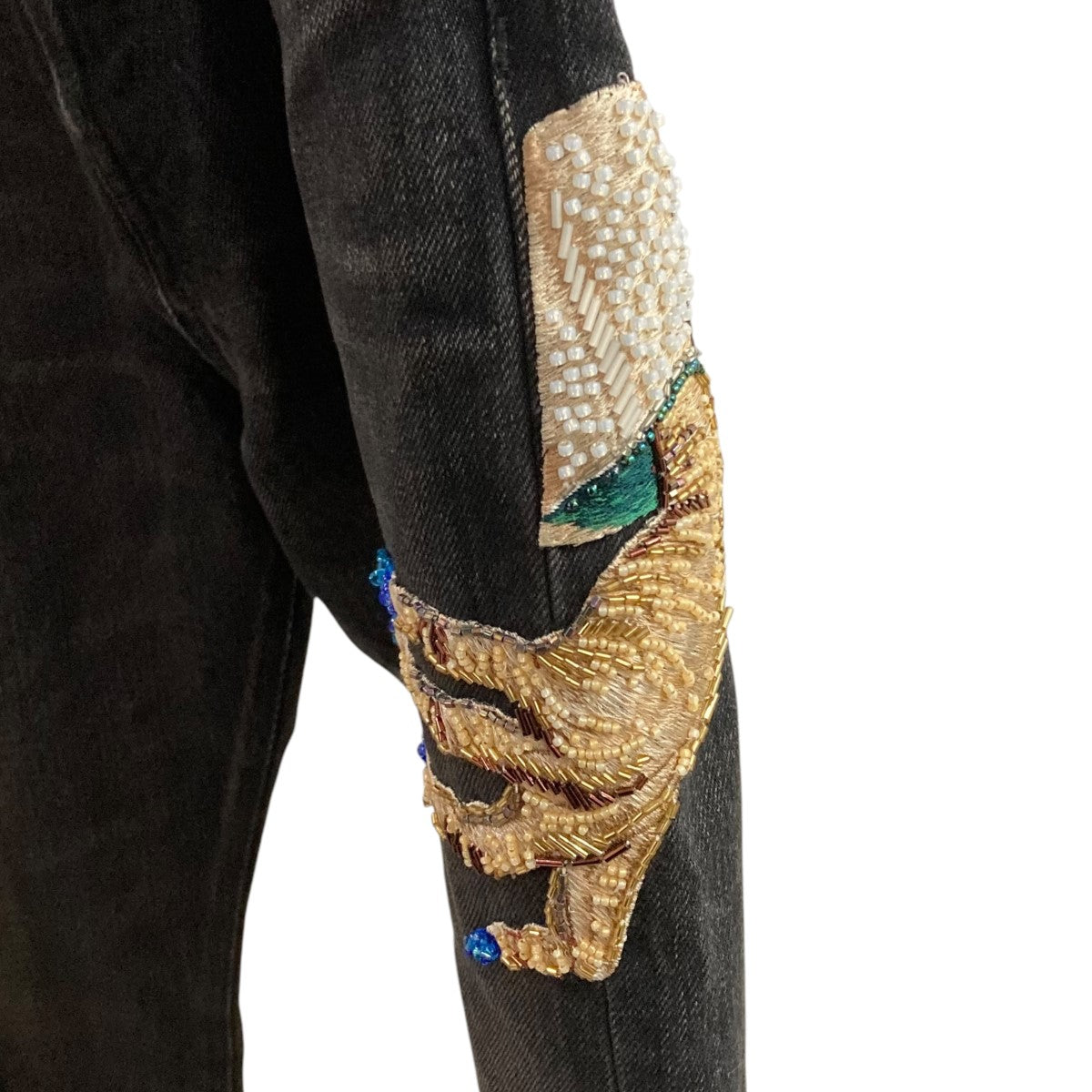 UNDERCOVER(アンダーカバー) ビーズ刺繍デニムパンツUC2C4509 UC2C4509