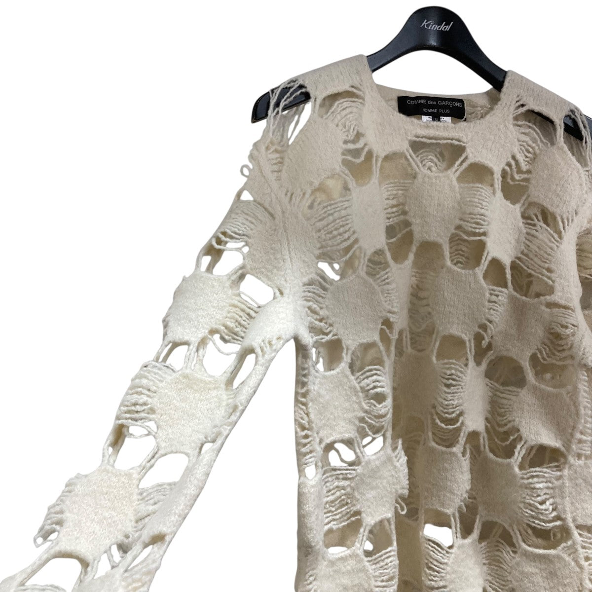 希少 COMME des GARÇONS HOMME PLUS 透かし編みニット Comme des Garçons Homme Plus SS1997 Layered Sweater — Middleman Store