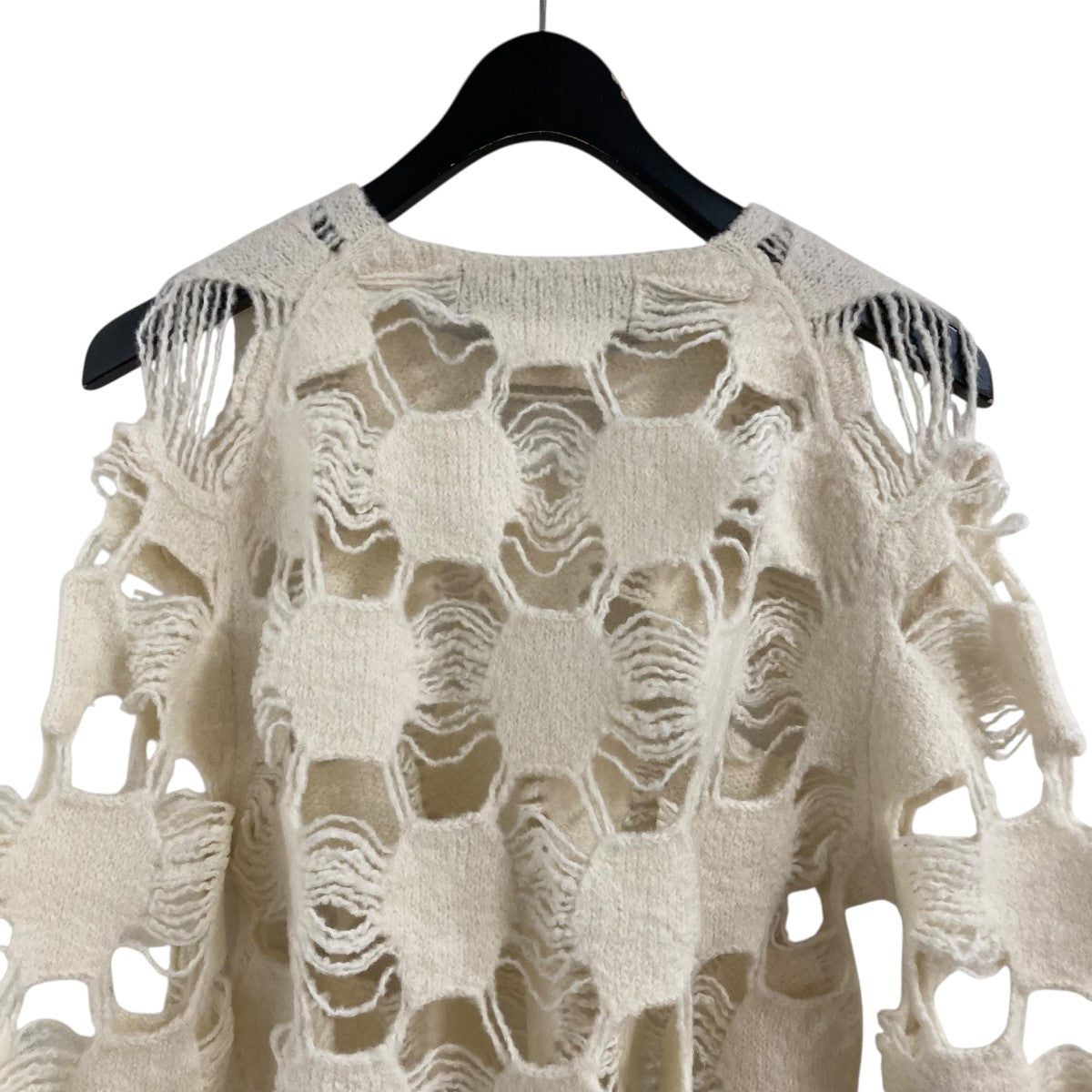 COMME des GARÇONS 半袖ニット クリーム色　秋冬春 COMME des GARÇONS 半袖ニット クリーム色 秋冬春 - メルカリ