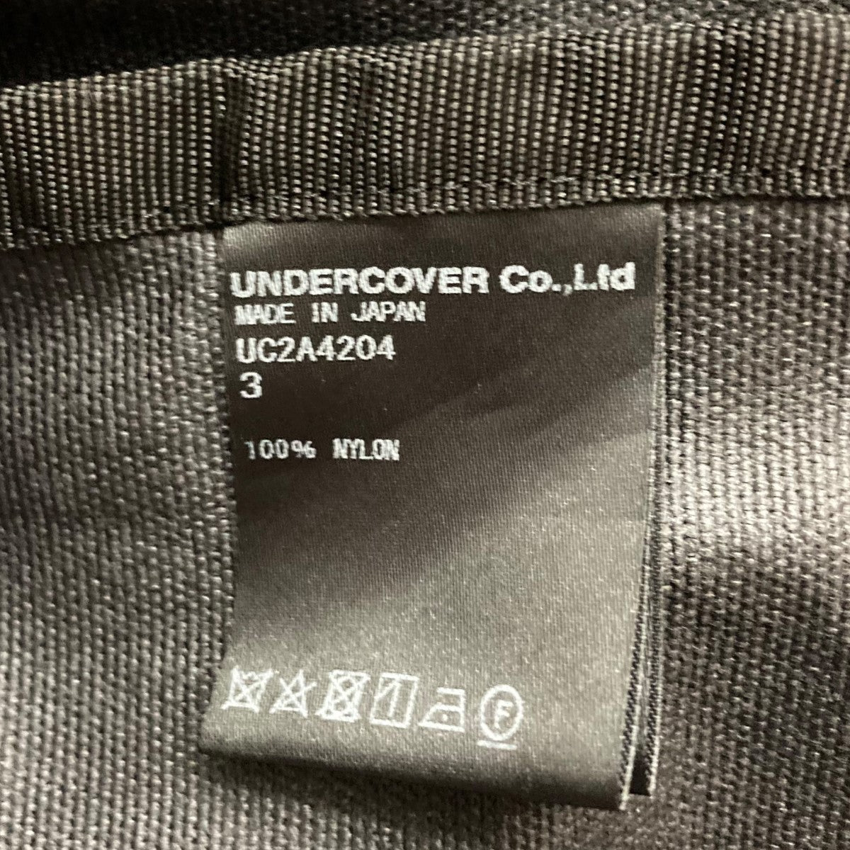UNDERCOVER×EASTPAK ナイロンジャケット UC2A4204 ブラック サイズ 3