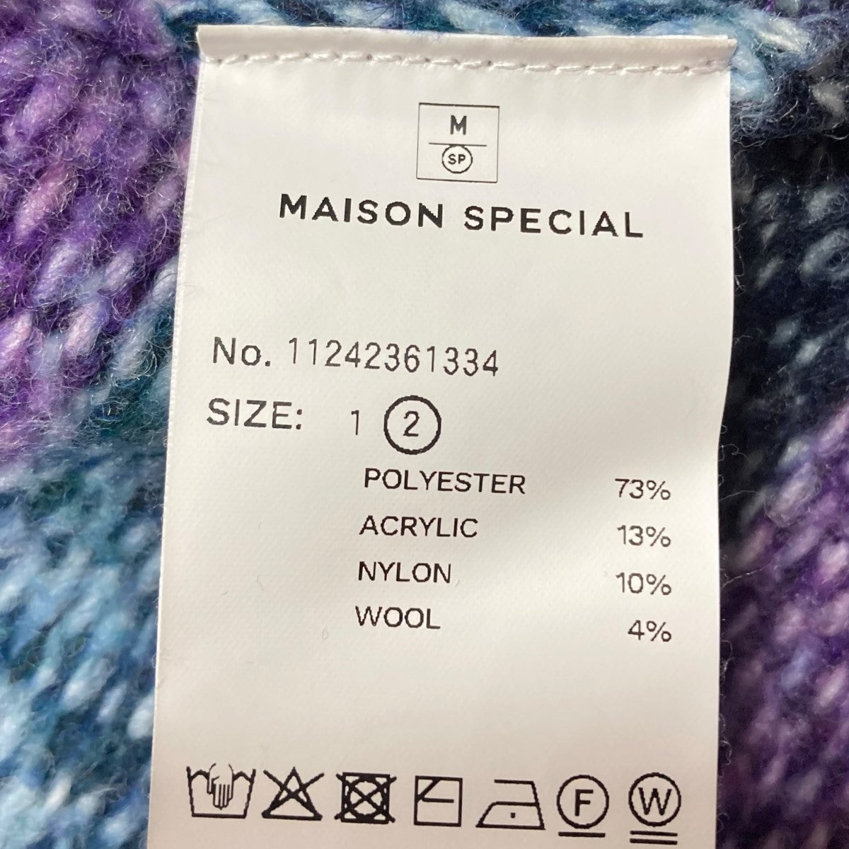 MAISON SPECIAL(メゾンスペシャル) ニットセーター 11242361334