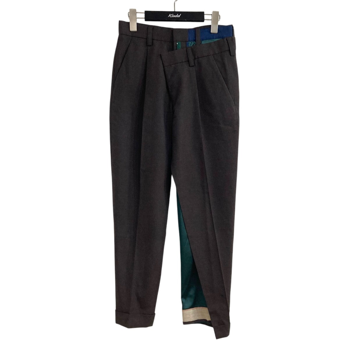 kolor 19ss SAMPLE パンツ　専用 KOLOR(カラー) ドッキングパンツ 17SPL-P03109 17SPL-P03109