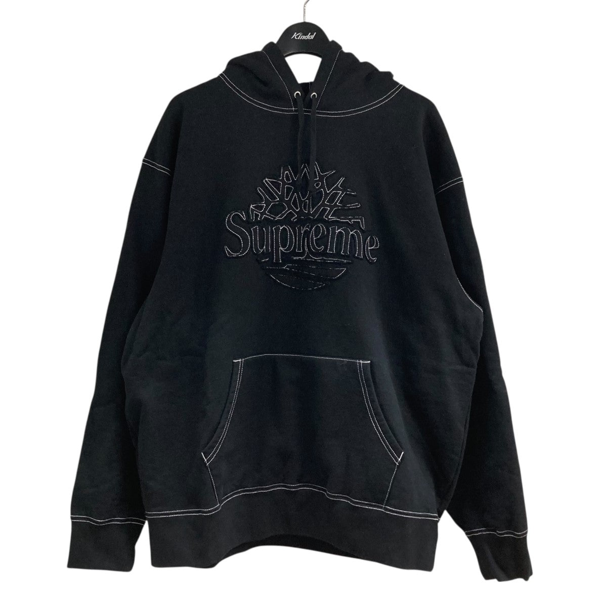 23SS｢Hooded Sweatshirt｣裏起毛ステッチデザインパーカー