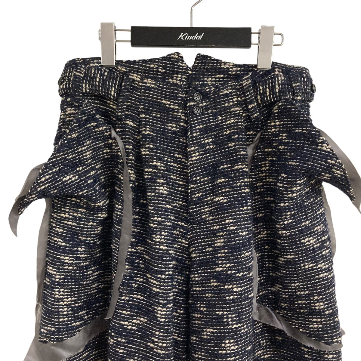 sulvam(サルバム) ファンシーツイードワイドパンツ ST-P01-111