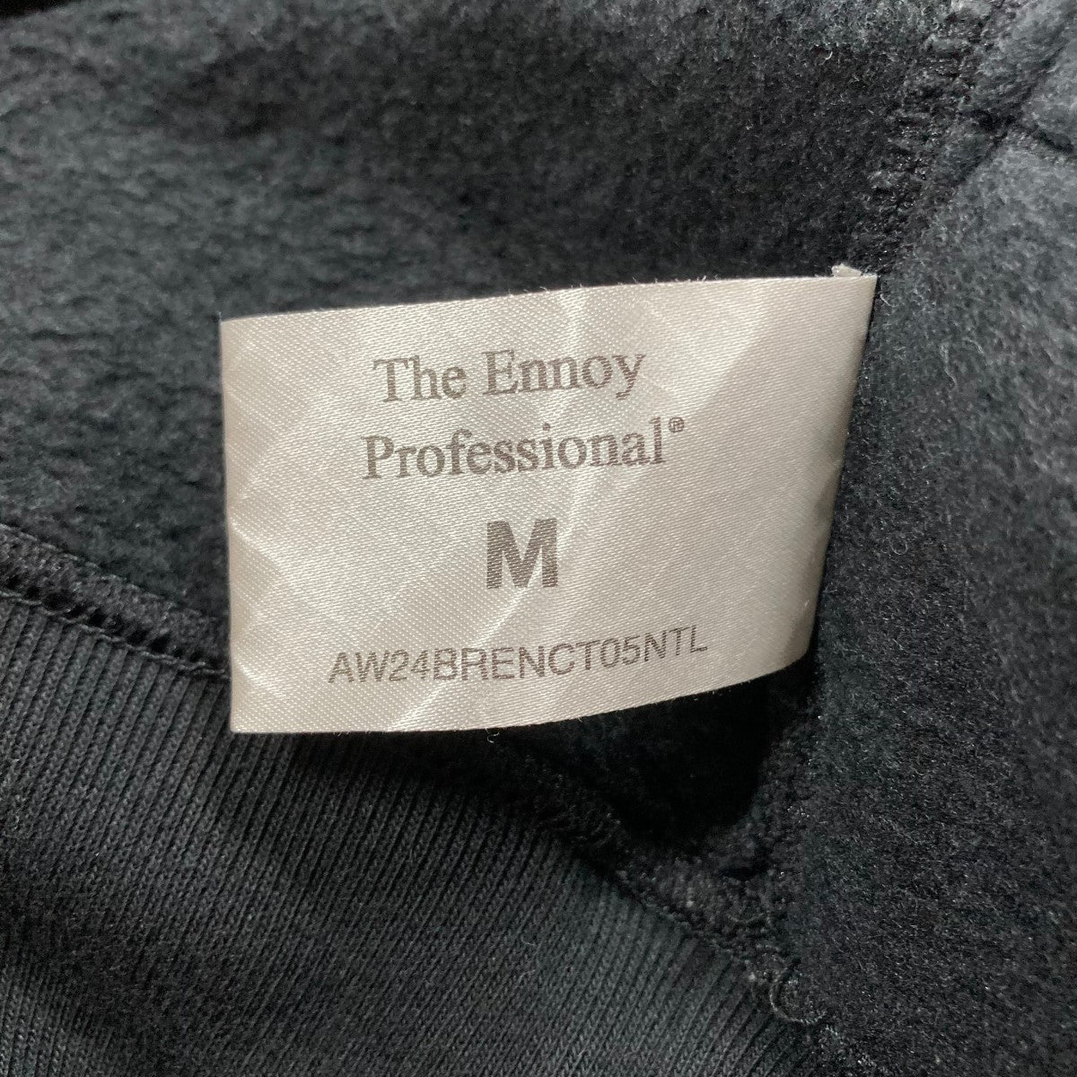 ENNOY(エンノイ) タートルスウェット ブラック サイズ M｜【公式