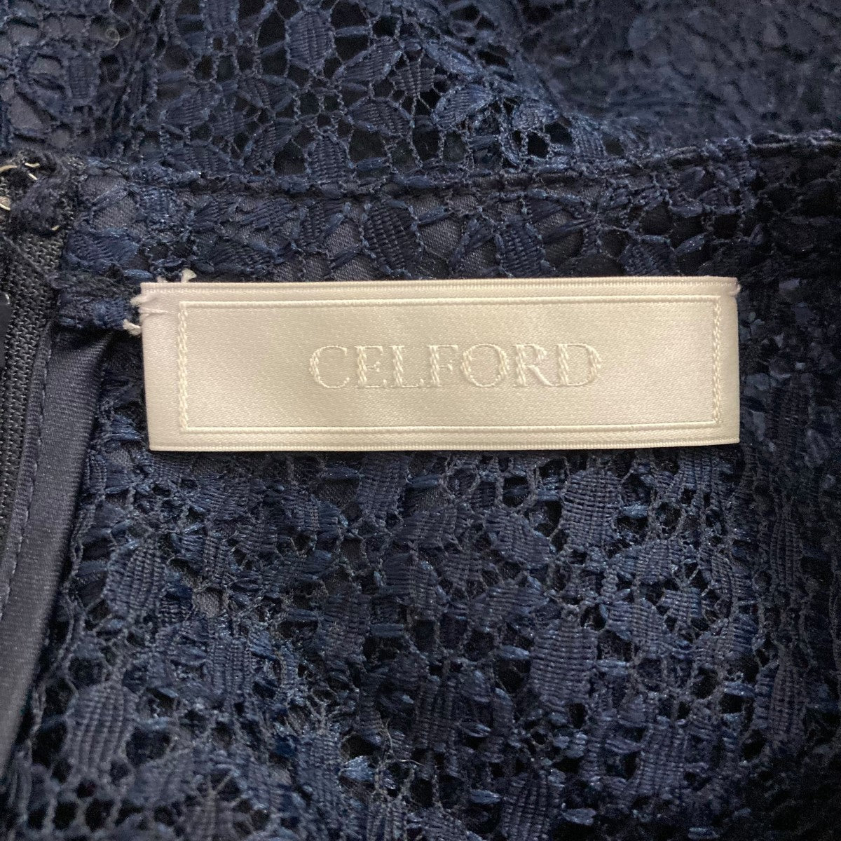 CELFORD(セルフォード) レースドレス CWF0201023 ネイビー