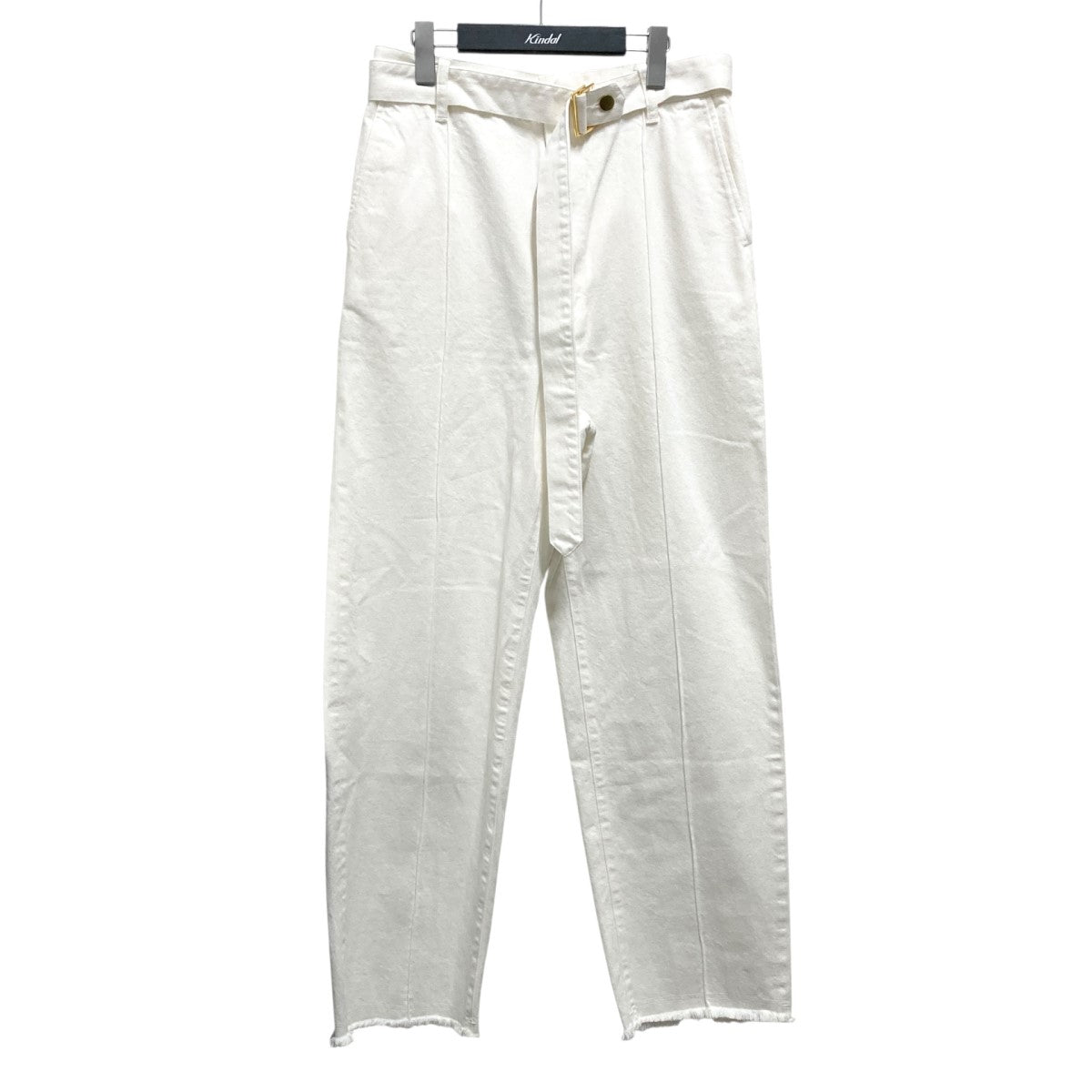 CULLNI(クルニ) ベルト付きデニムパンツ22 AW 003 22 AW 003
