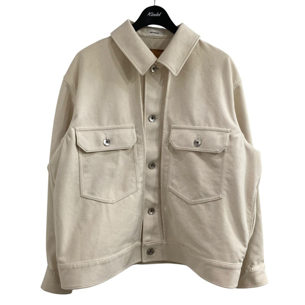 THE RERACS アイボリー ジャケット THE RERACS（ザ・リラクス）の「NO COLLAR JACKET（）」 - WEAR
