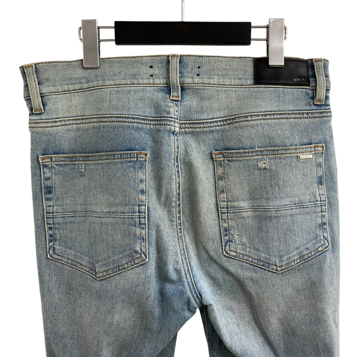 amiri ダメージ デニムパンツ スキニー AMIRI(アミリ) スキニーダメージデニムパンツ インディゴ サイズ