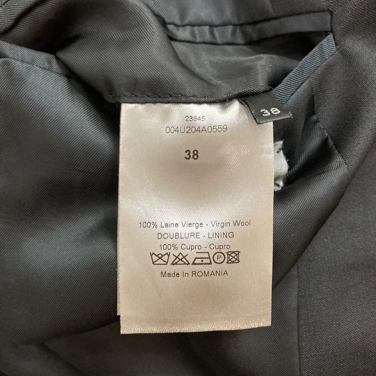Christian Dior ブラック テーラードジャケット L Christian Dior テーラードジャケット