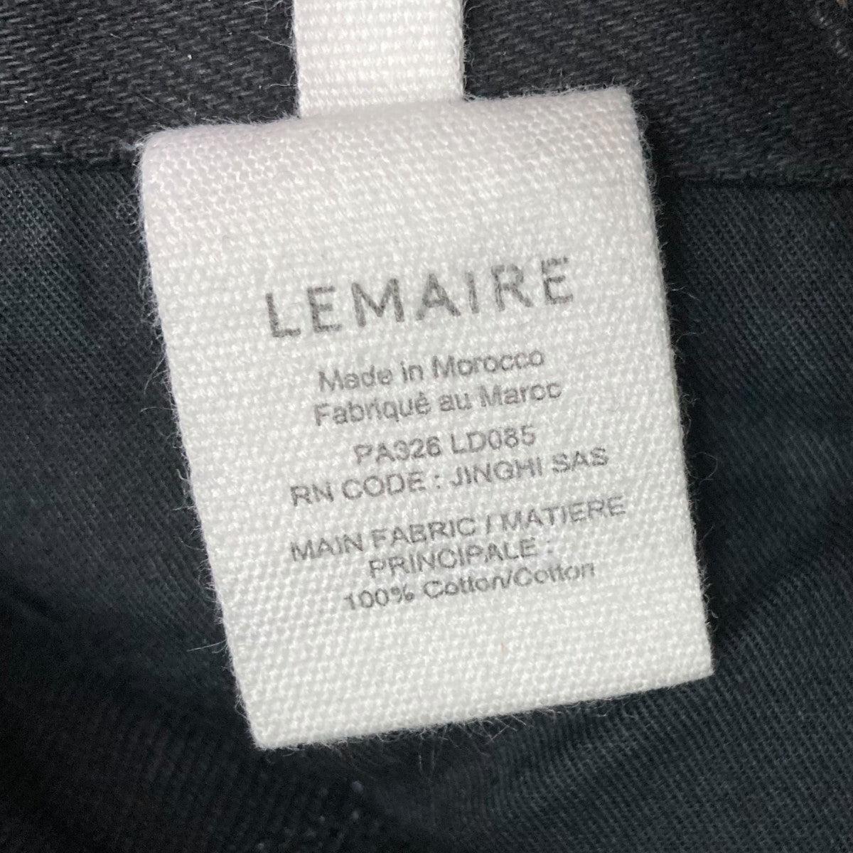 LEMAIRE(ルメール) デニムベルテッドパンツ ブラック サイズ S LEMAIRE(ルメール) デニムベルテッドパンツ ブラック サイズ S