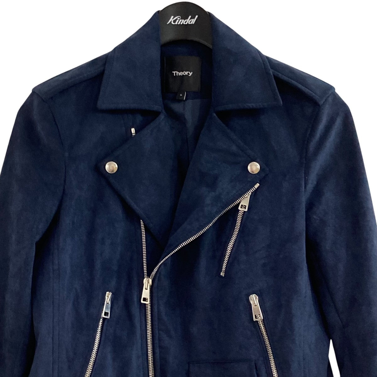 theory(セオリー) フェイクスウェードライダースジャケット05-8304114