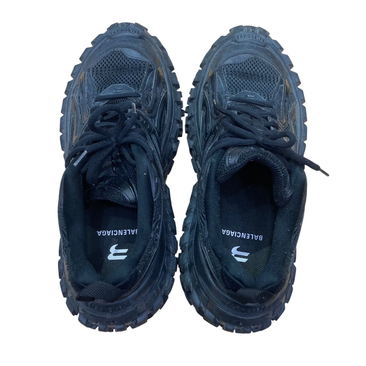 BALENCIAGA 41 27cm スニーカー バウンサー(sup） BALENCIAGA】ロゴ バウンサー スニーカー【送料関税込